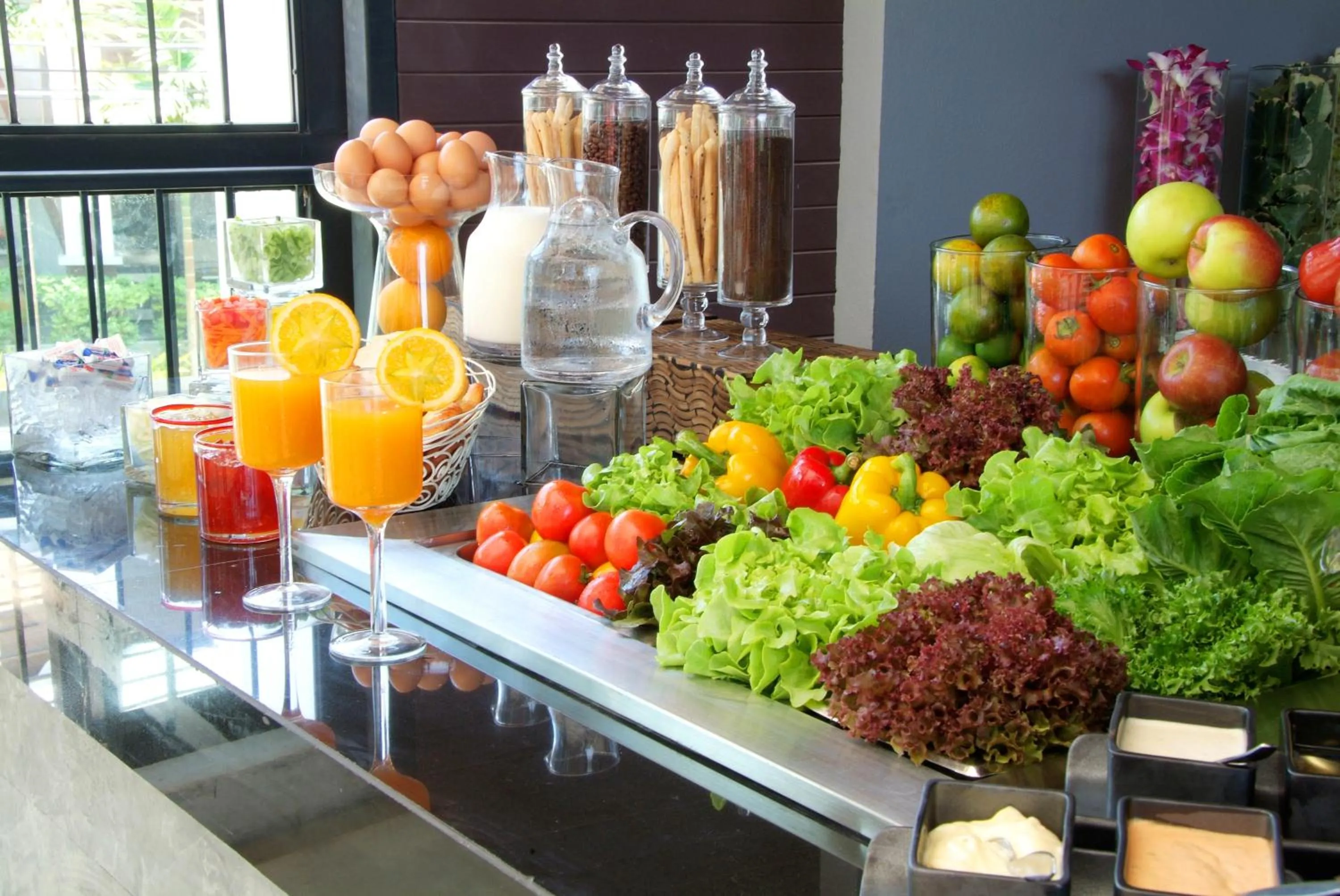 Food in Red Ginger Chic Resort