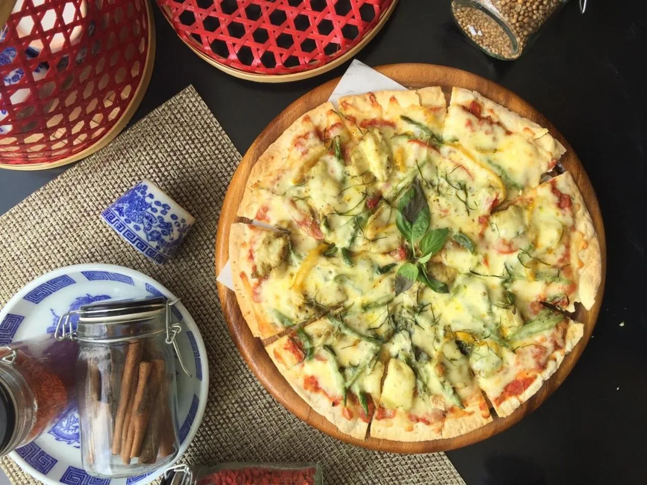 Food in Red Ginger Chic Resort