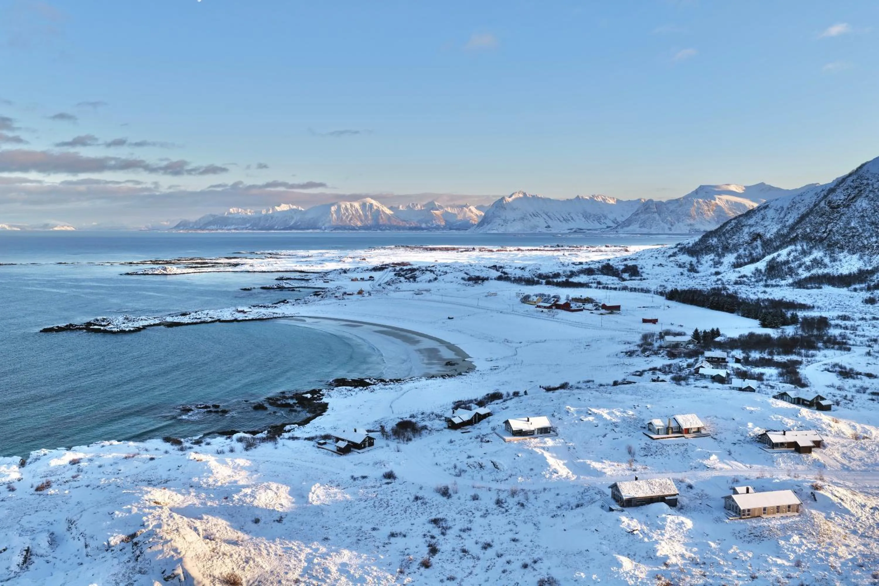 Winter in Lofoten Links Lodges