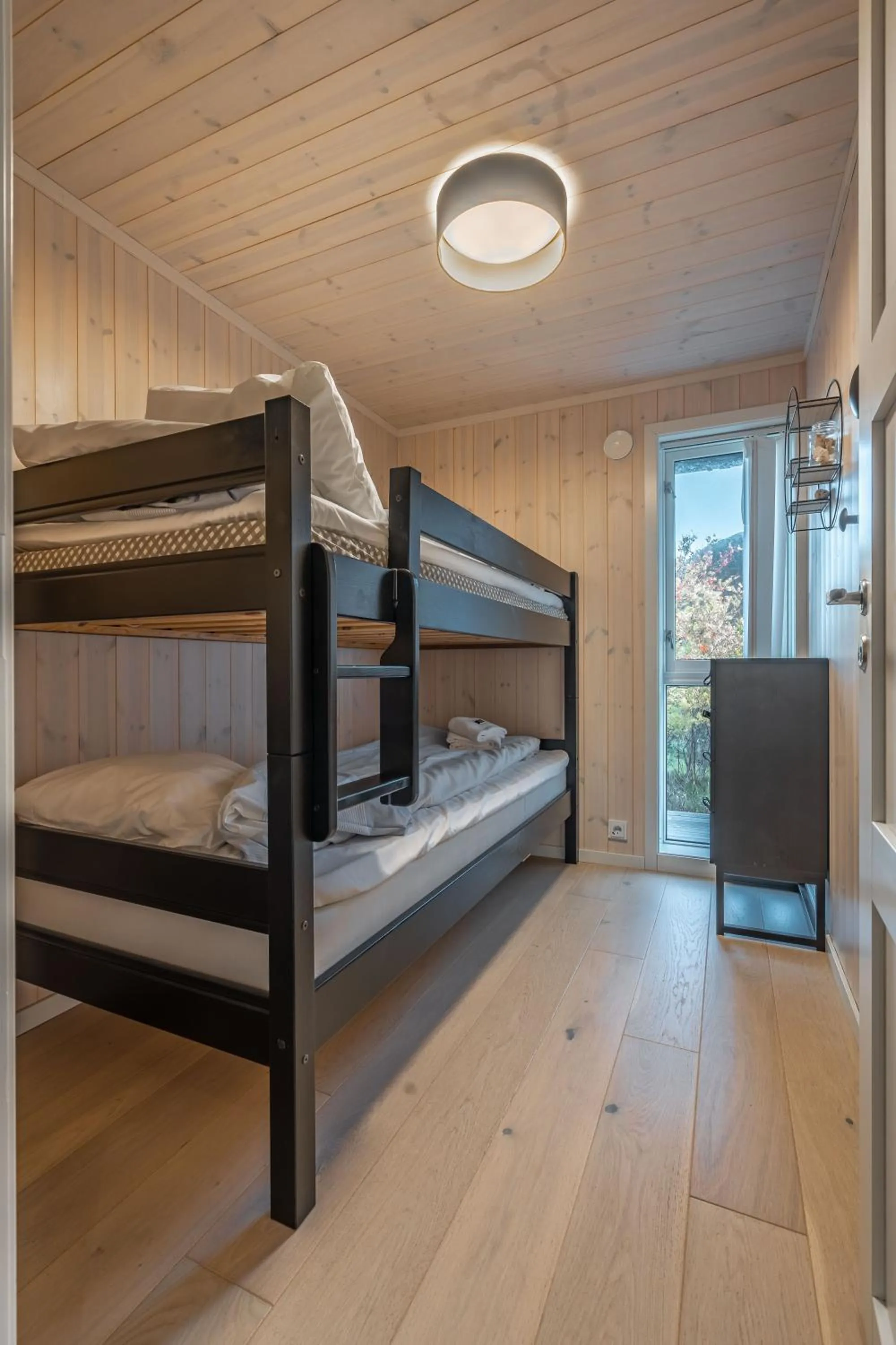 Bedroom, Bed in Lofoten Links Lodges