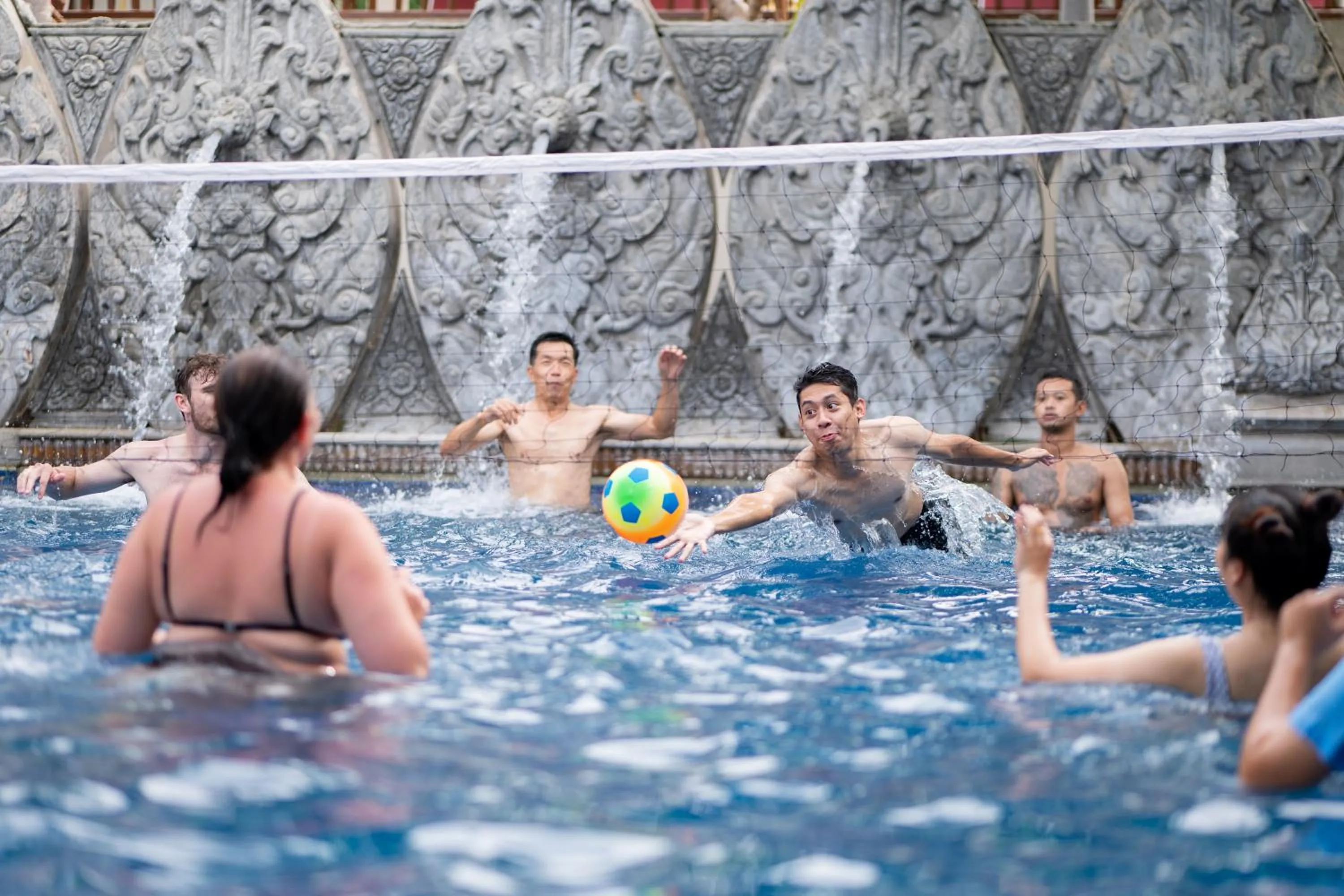 Swimming pool in The Briza Beach Resort, Samui - SHA Plus