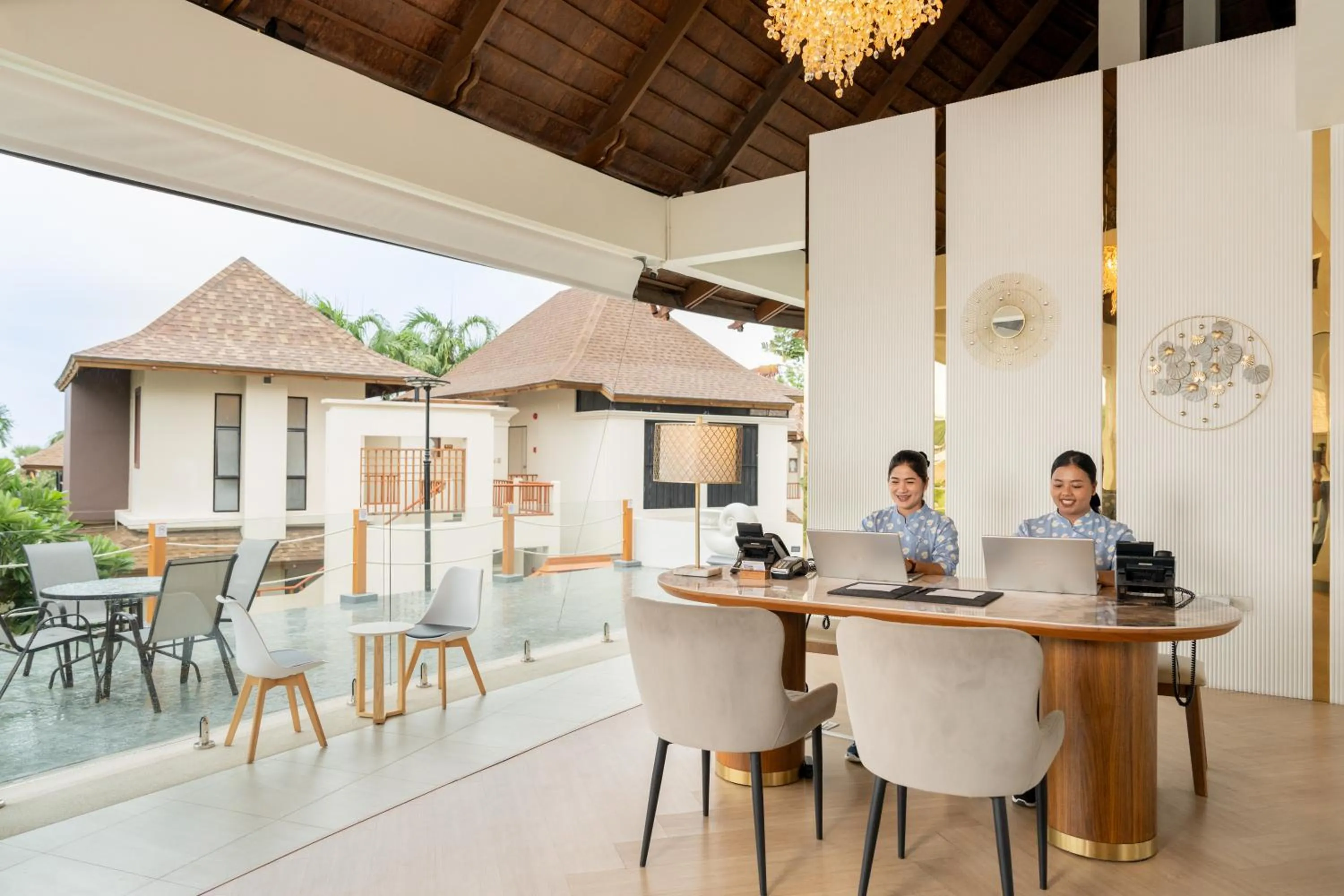 Lobby or reception in The Briza Beach Resort, Samui - SHA Plus