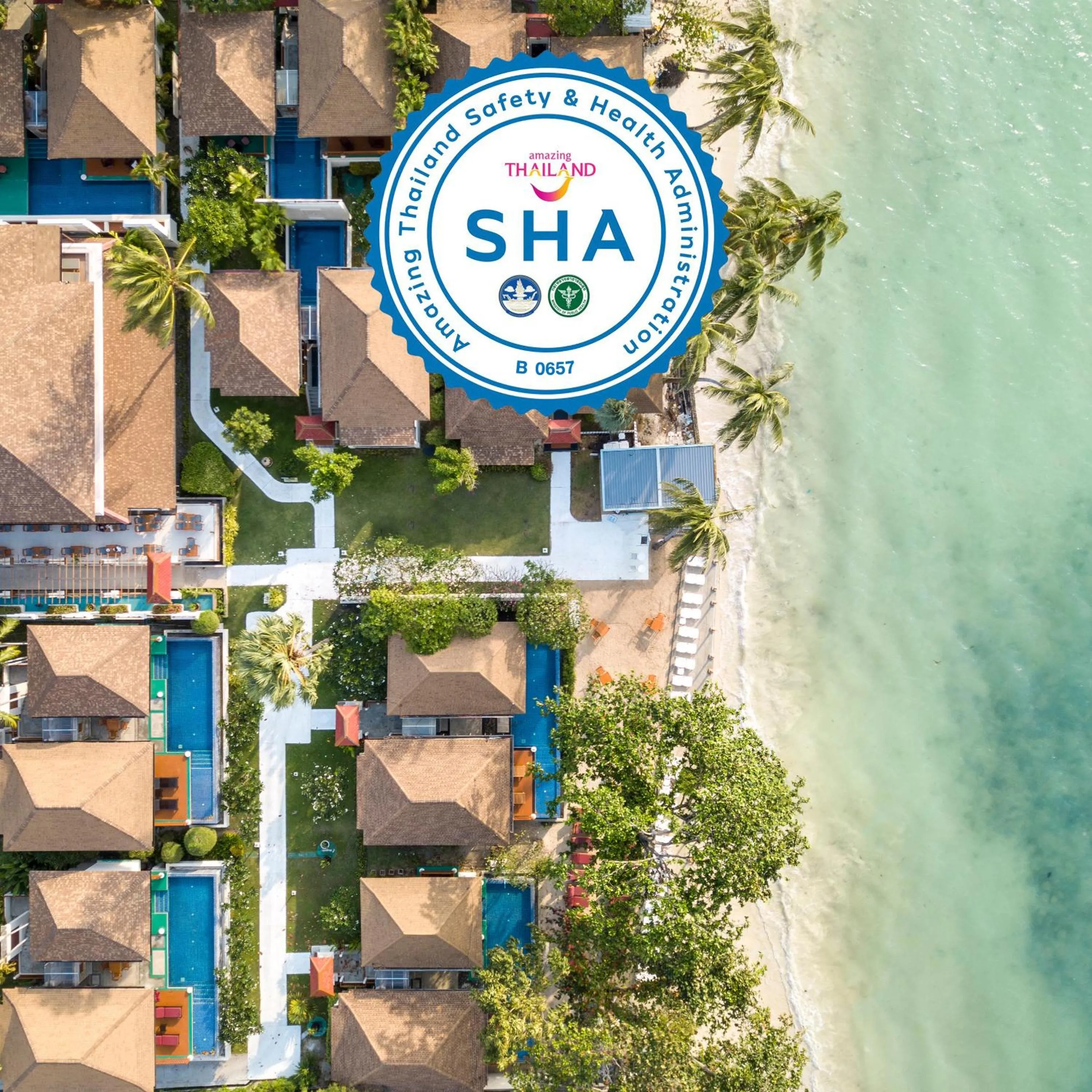 Property building in The Briza Beach Resort, Samui - SHA Plus