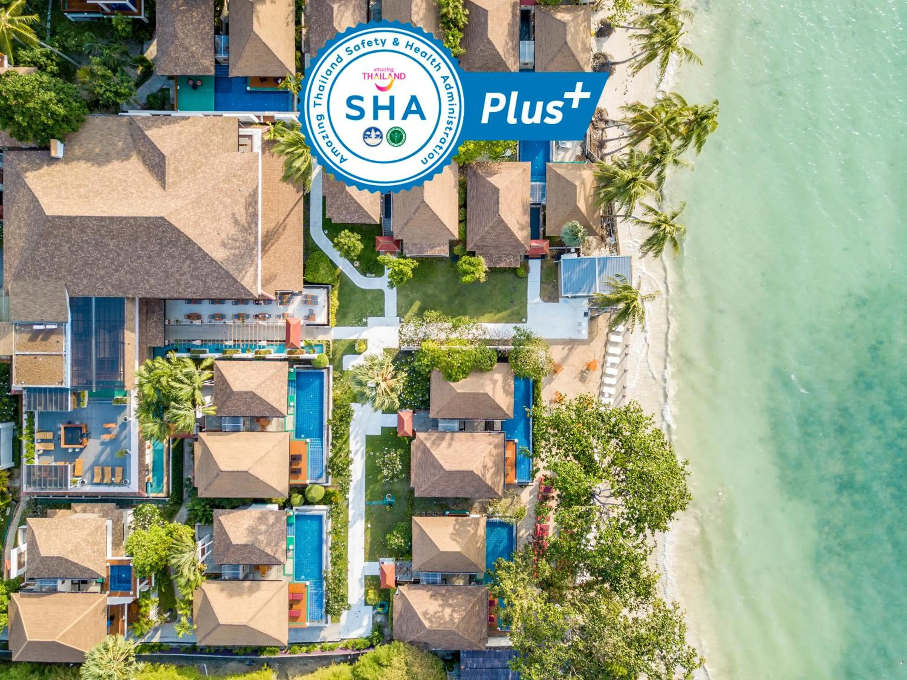 Bird's eye view in The Briza Beach Resort, Samui - SHA Plus