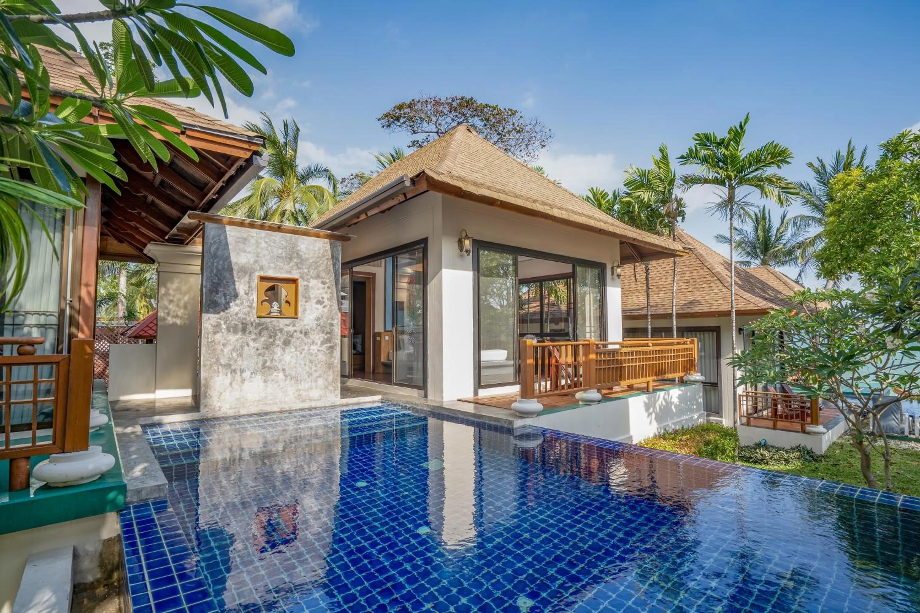 Pool view in The Briza Beach Resort, Samui - SHA Plus