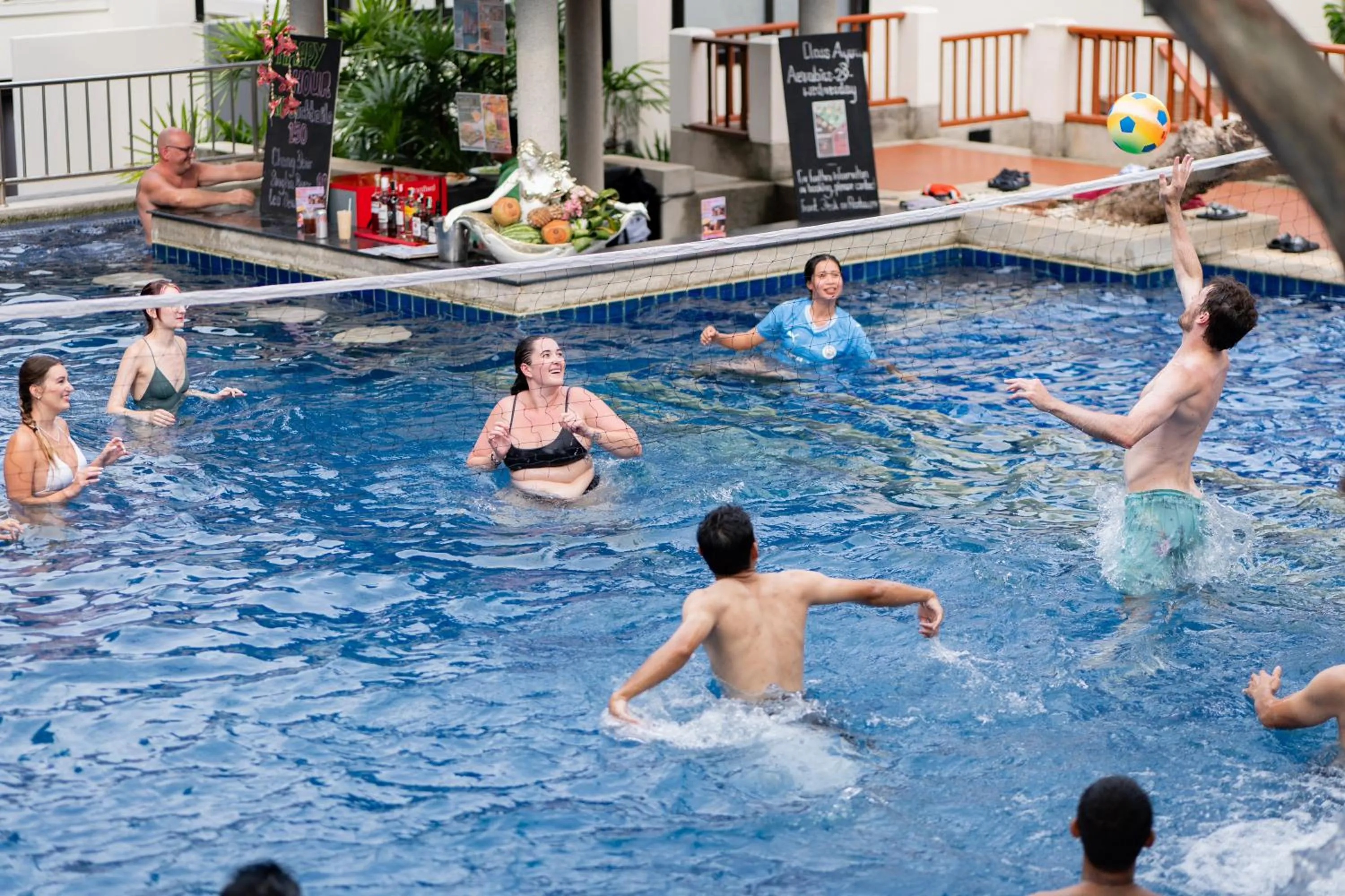 Swimming pool in The Briza Beach Resort, Samui - SHA Plus