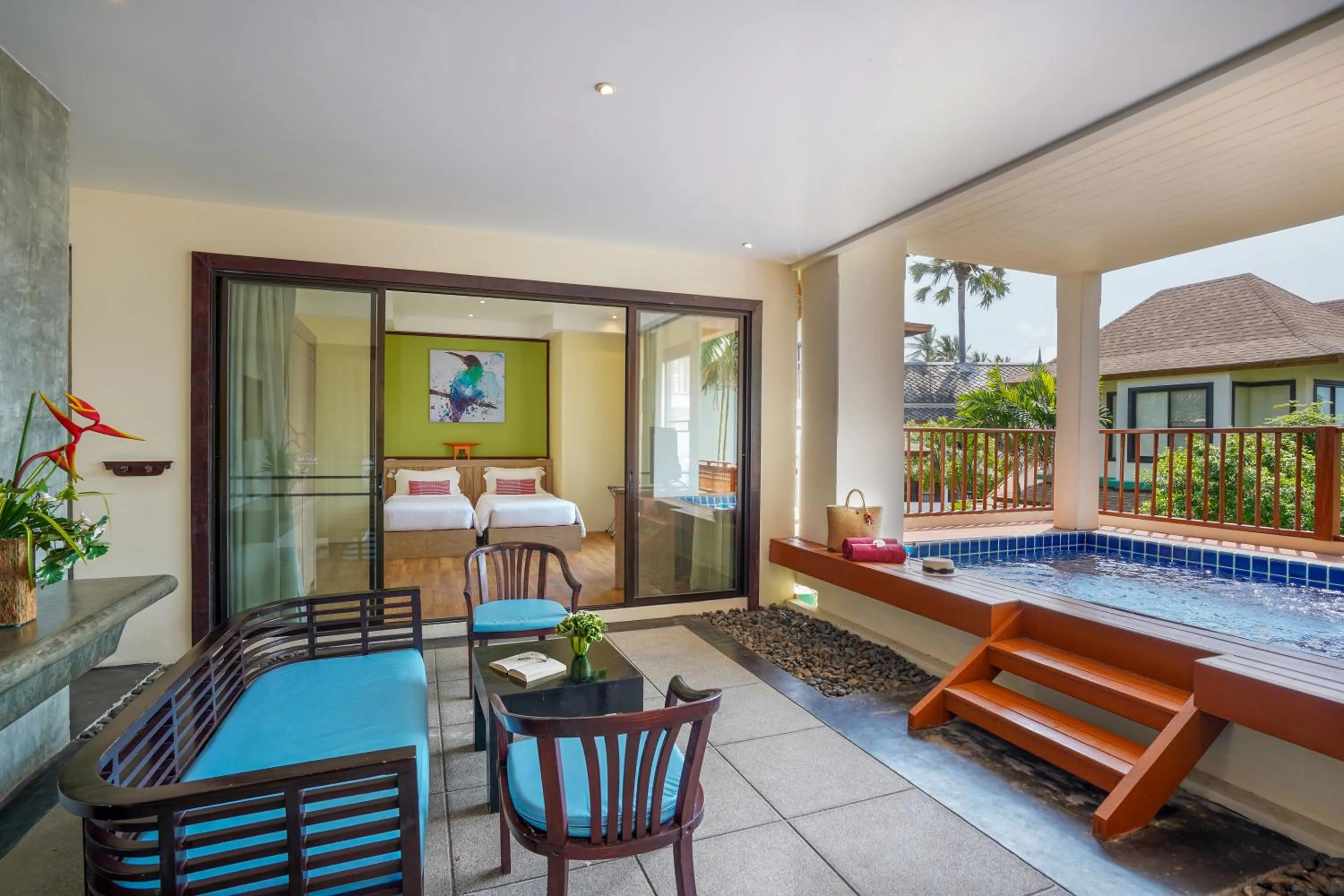Seating area in The Briza Beach Resort, Samui - SHA Plus