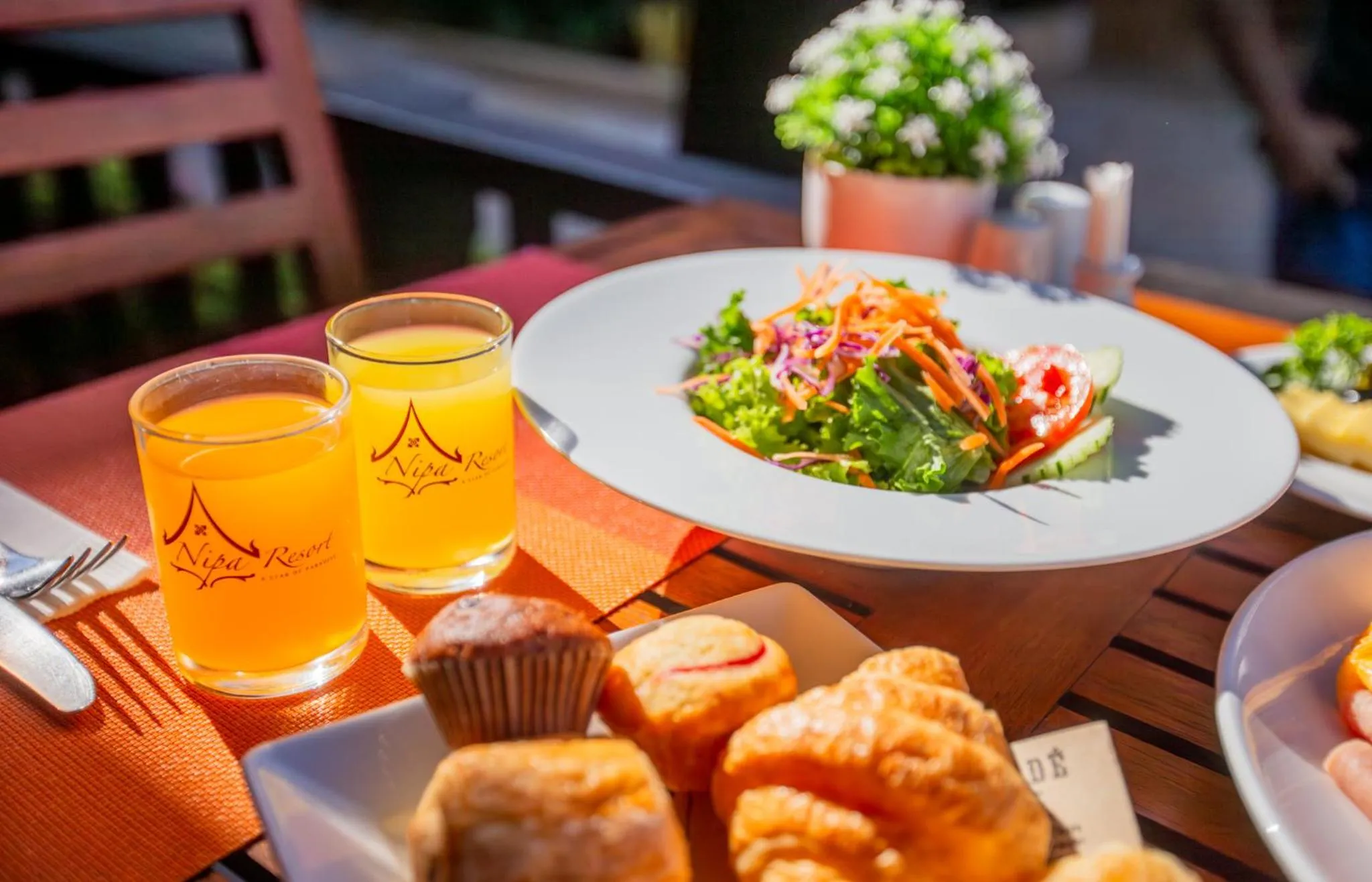 Breakfast in Nipa Resort, Patong Beach