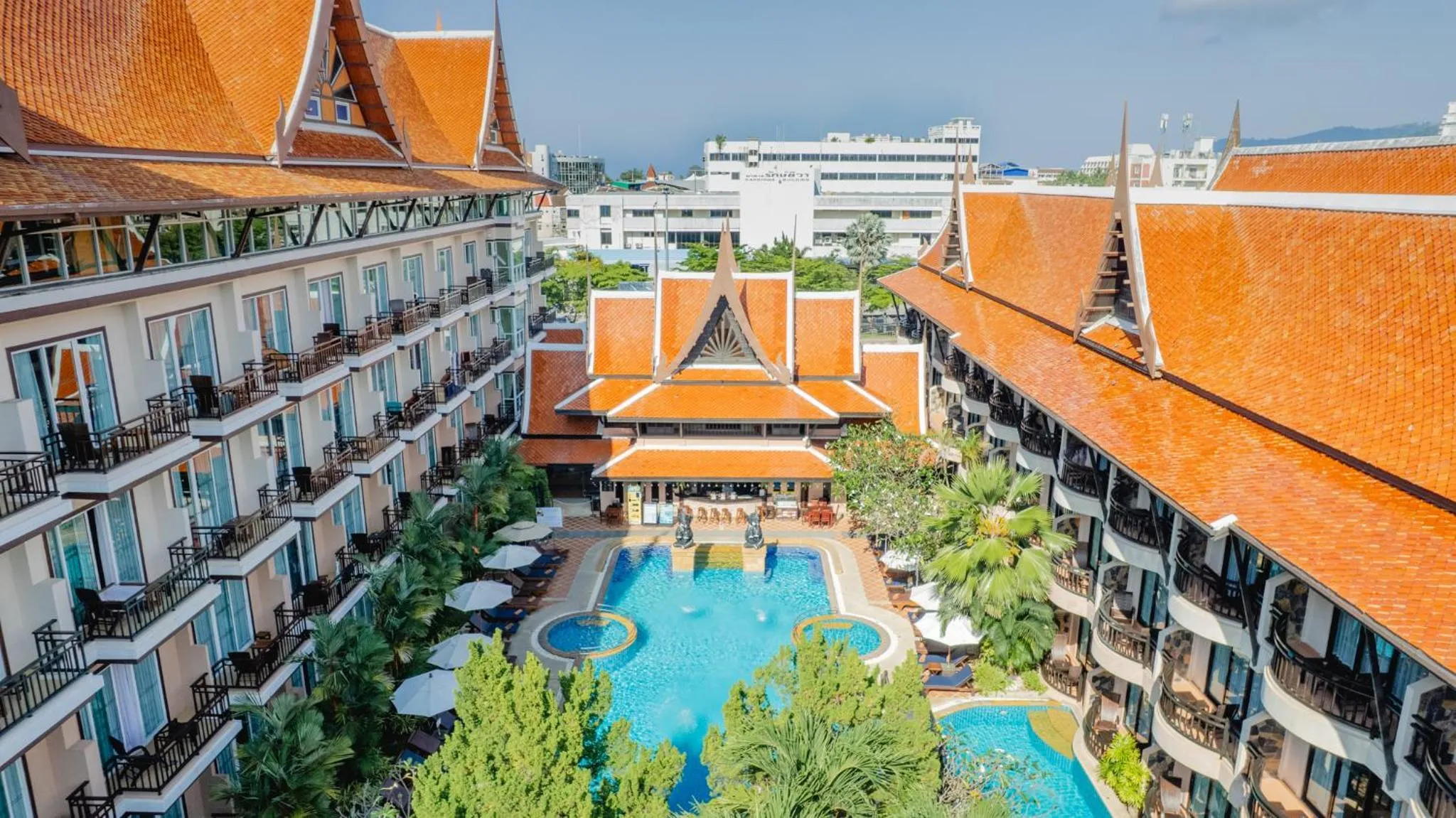 Property building in Nipa Resort, Patong Beach