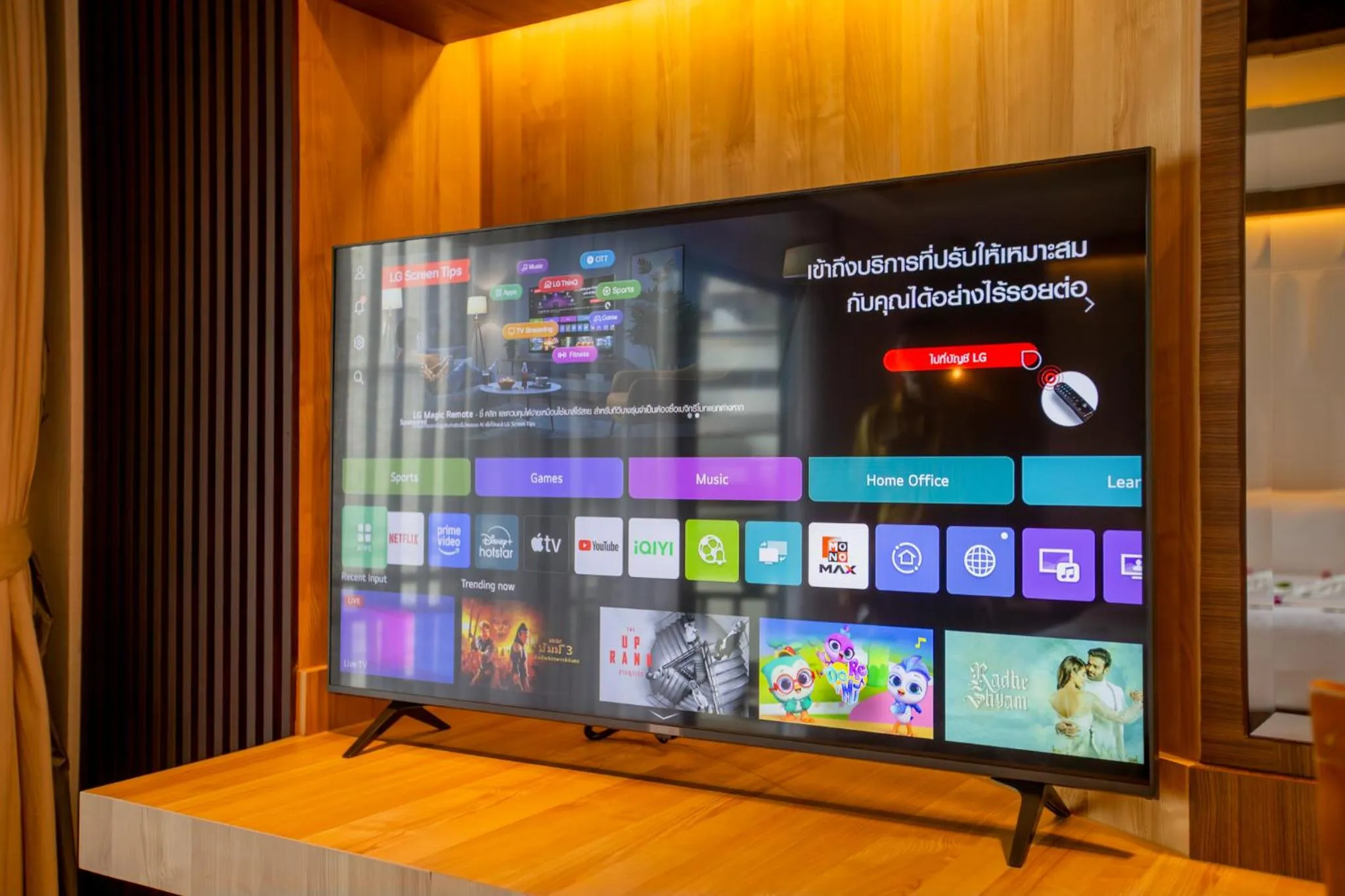 TV and multimedia in Nipa Resort, Patong Beach