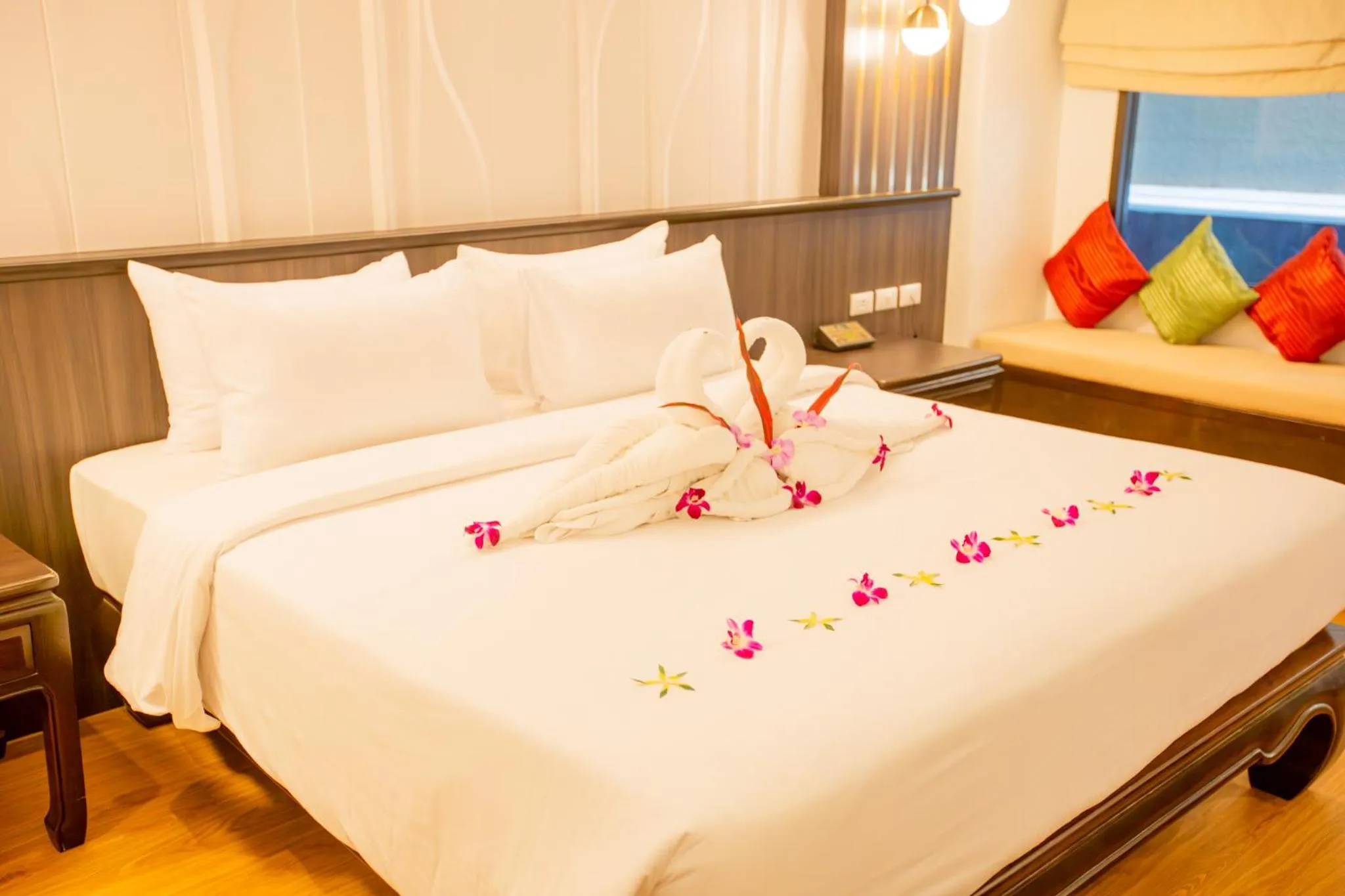 Bedroom, Bed in Nipa Resort, Patong Beach