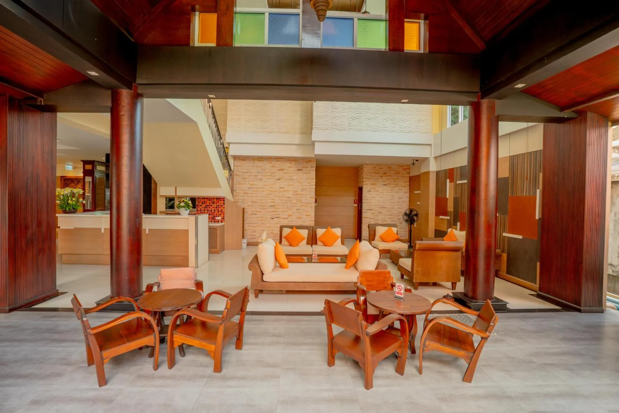 Seating area in Nipa Resort, Patong Beach