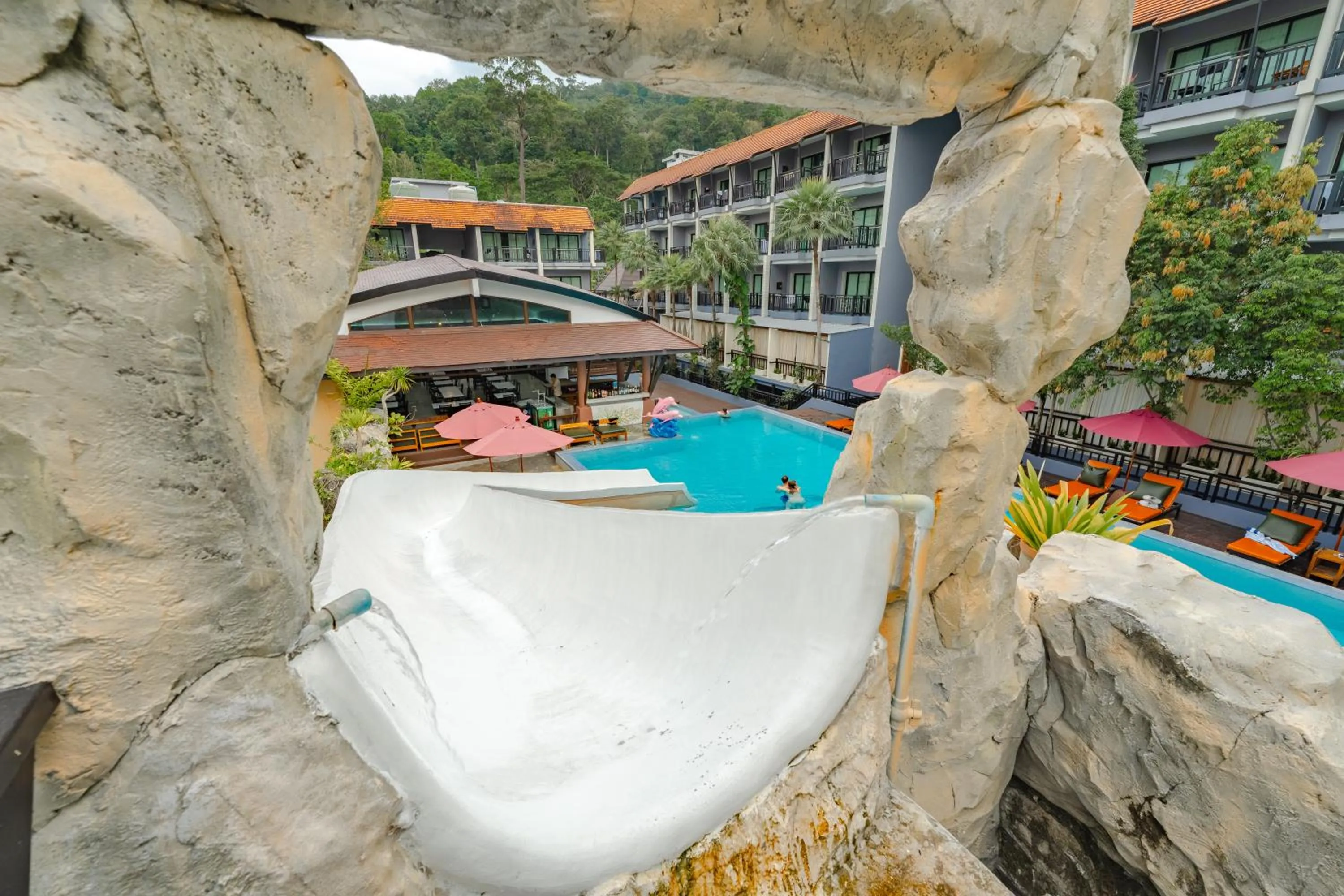 Pool view in Phuvaree Resort