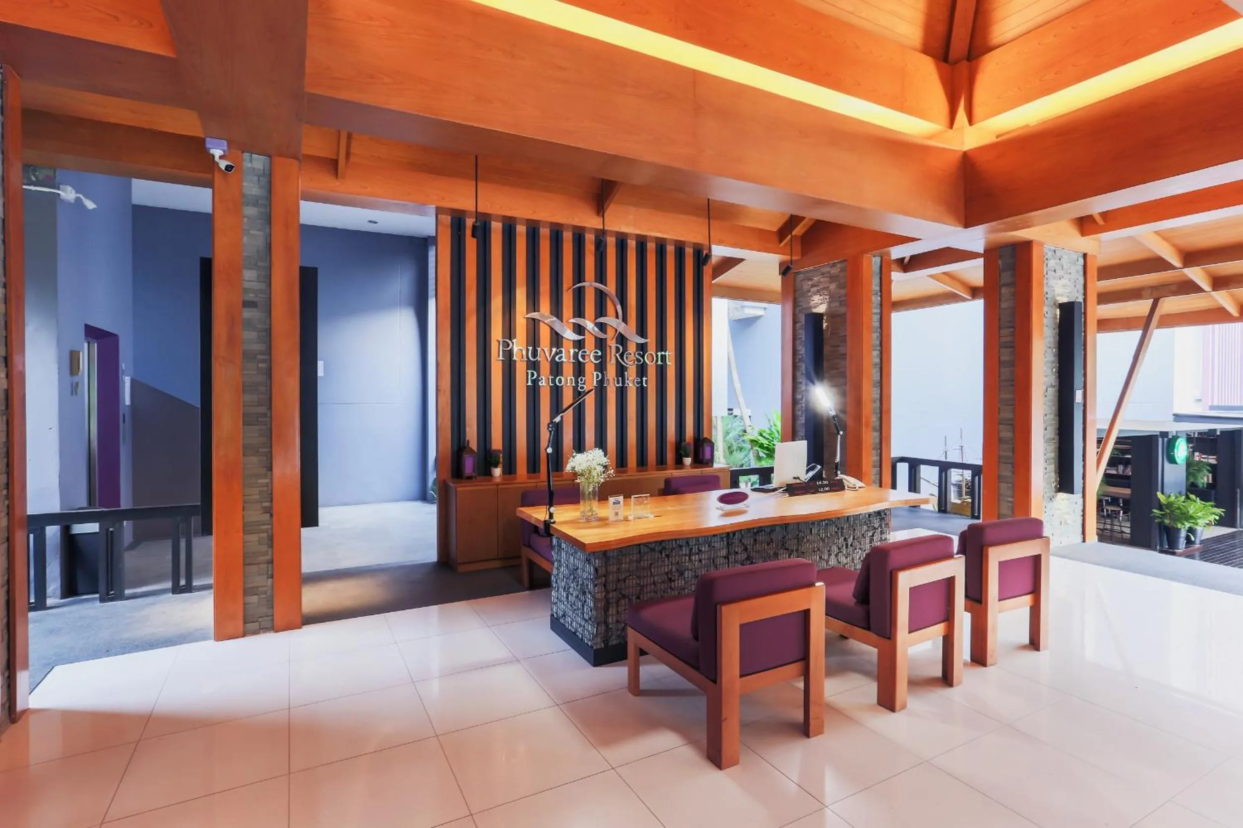 Seating area in Phuvaree Resort