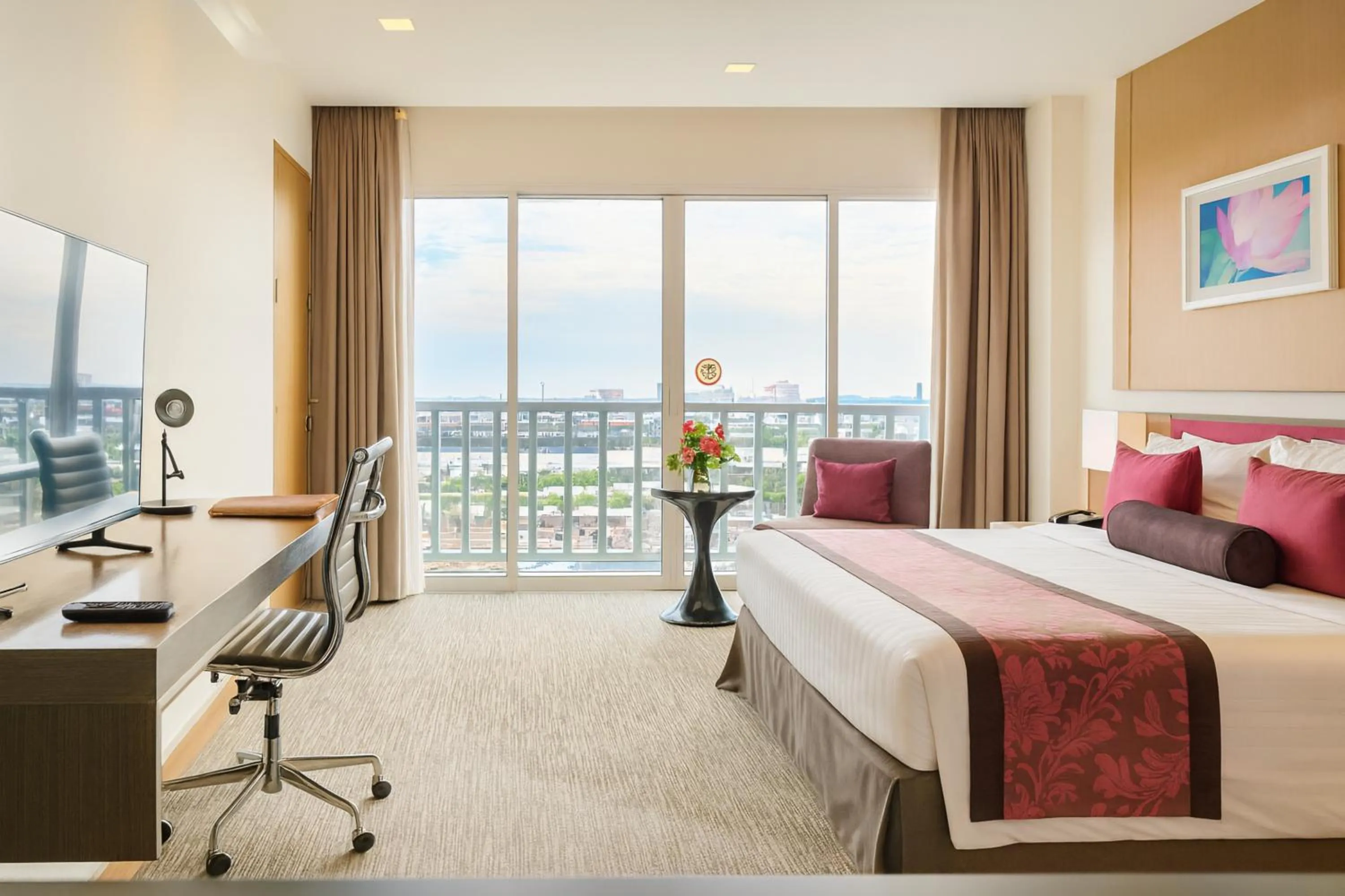 Bedroom, Bed in Amaranth Suvarnabhumi Hotel - Free Suvarnabhumi Airport Shuttle