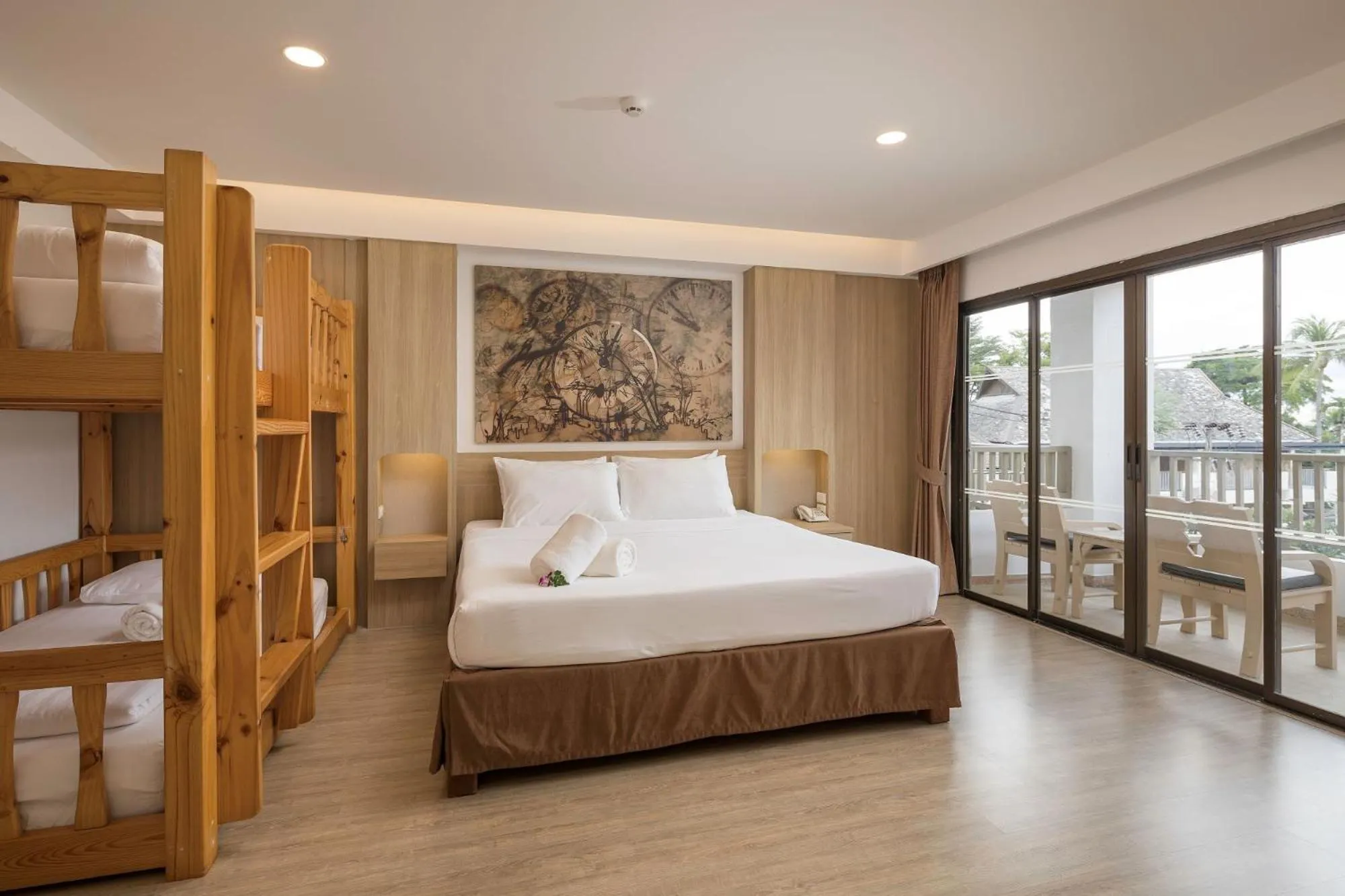 Bed in Chaba Cabana Beach Resort