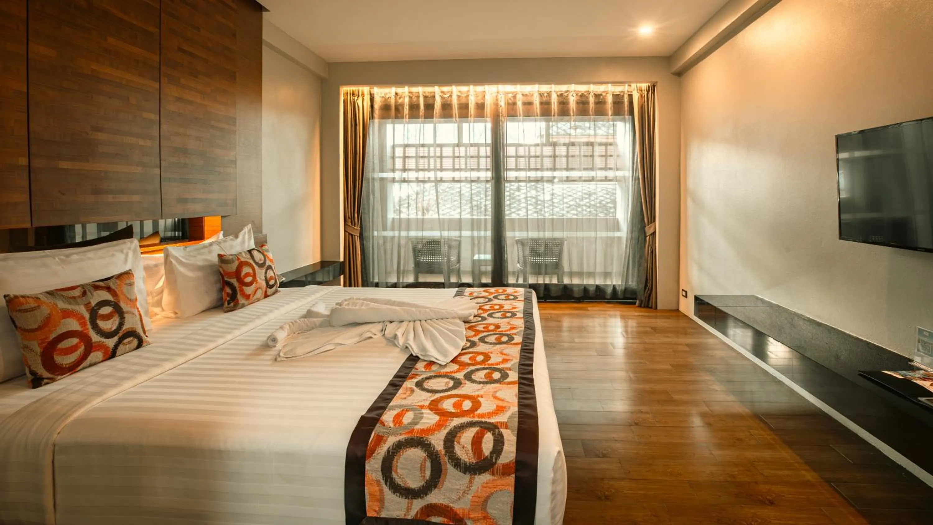 Bed in Am Samui Palace