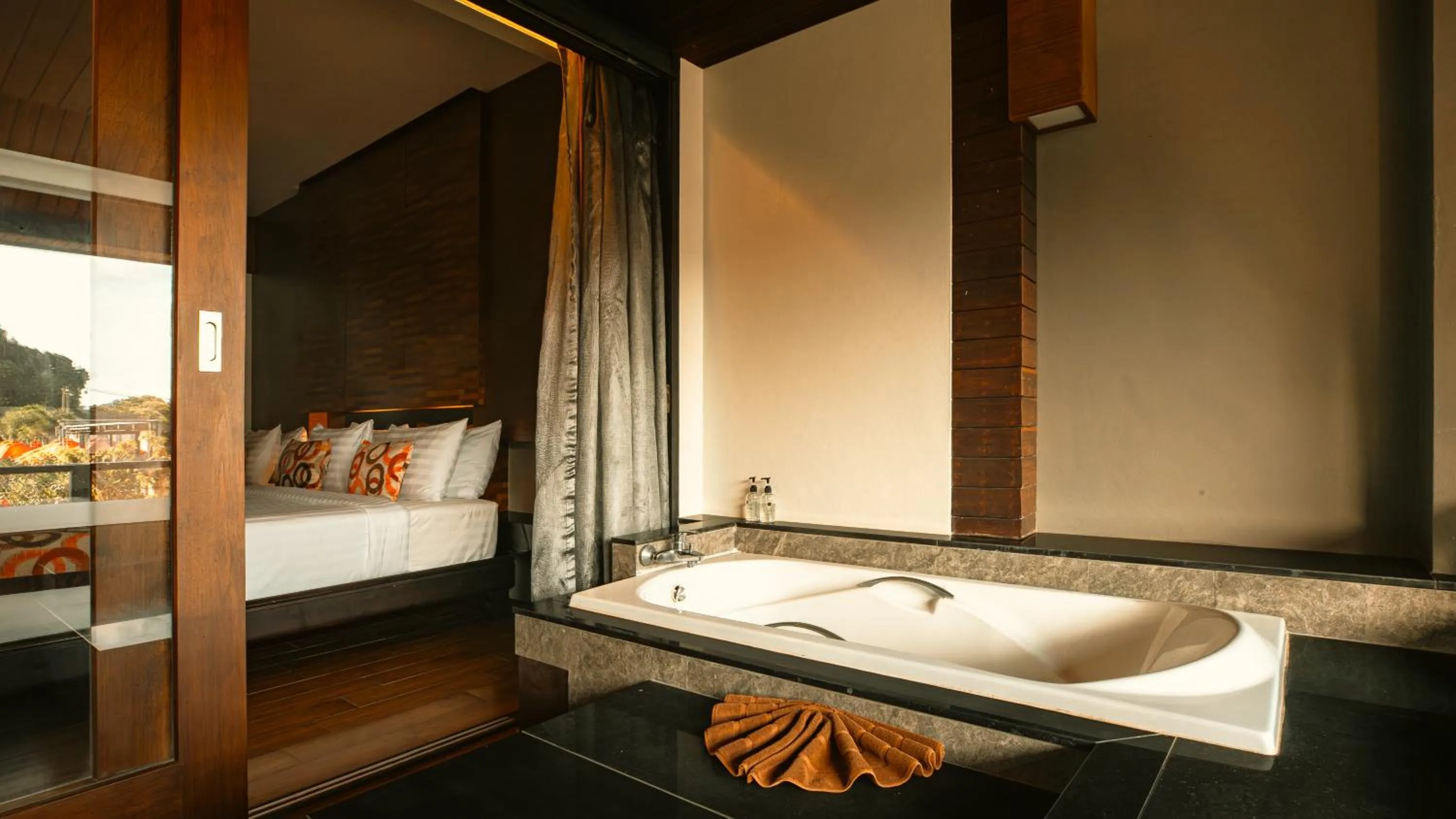 Bedroom, Bed in Am Samui Palace