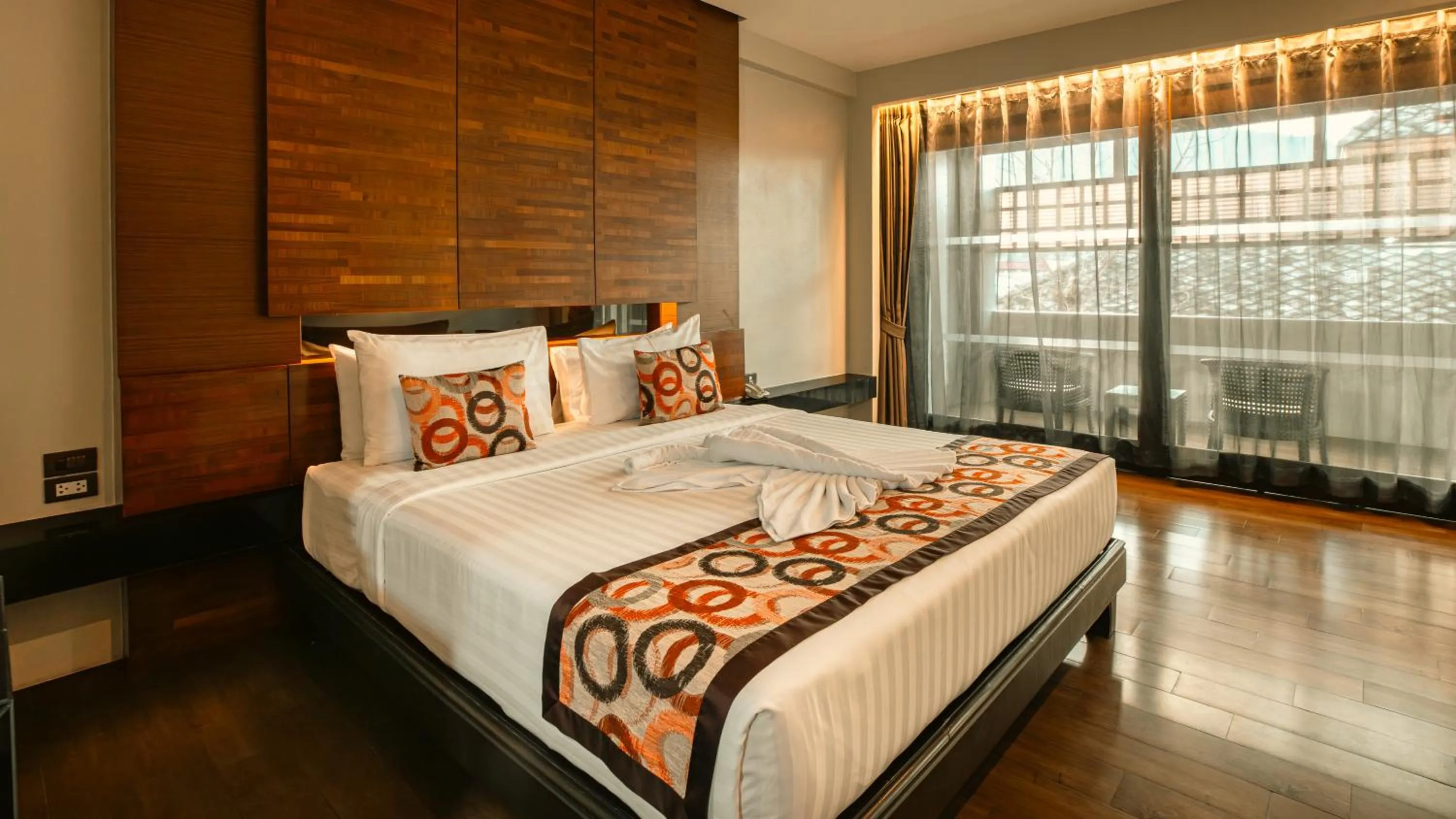 Bed in Am Samui Palace