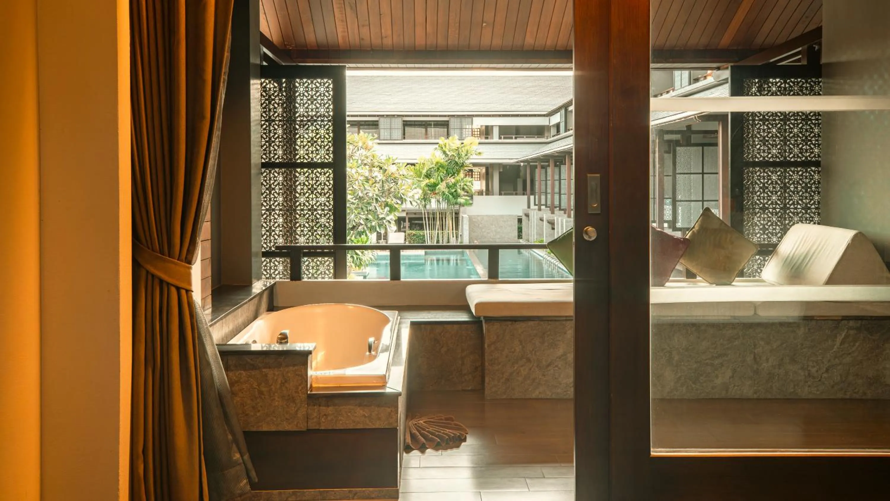 Seating area in Am Samui Palace