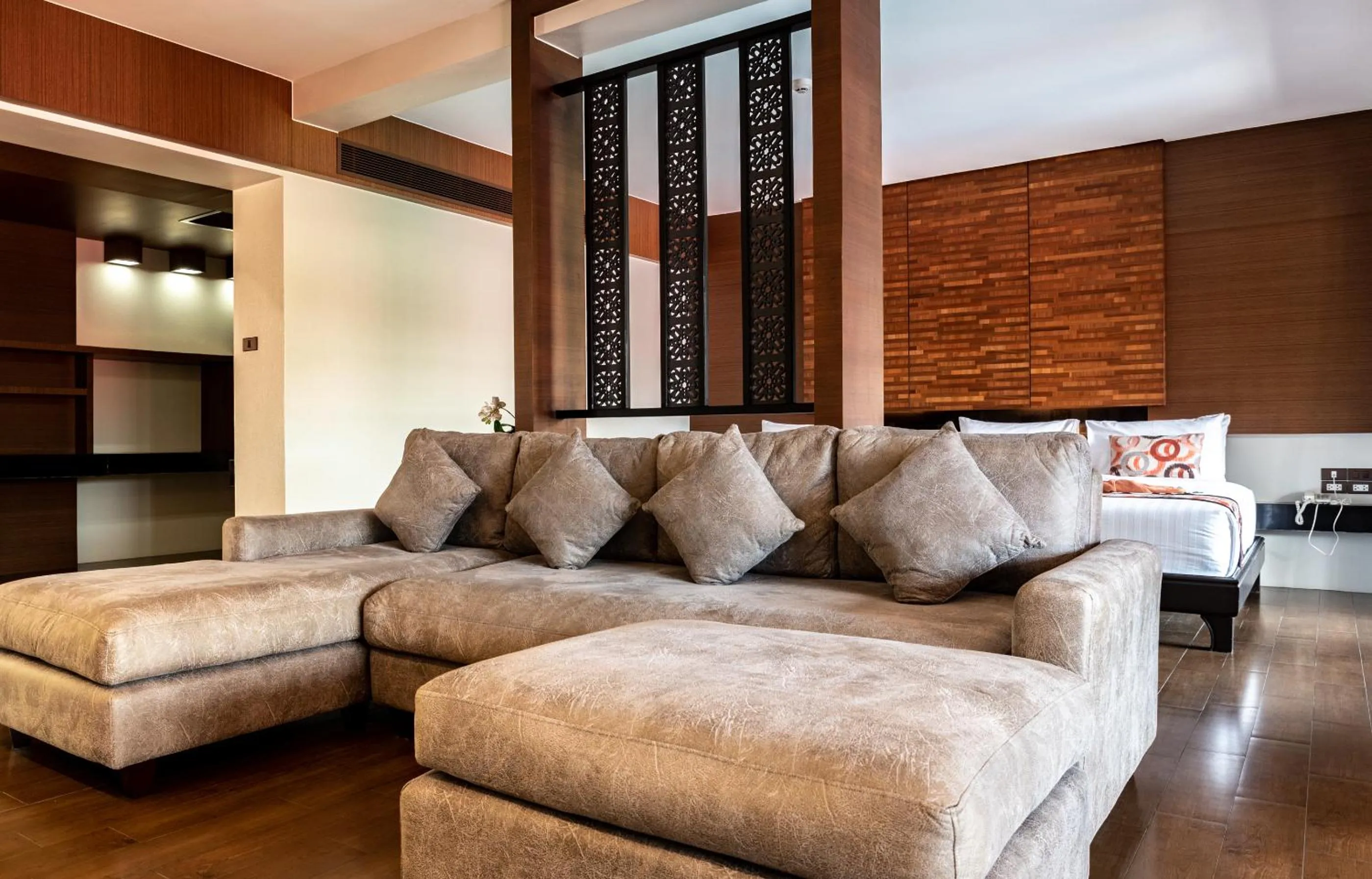 Living room in Am Samui Palace