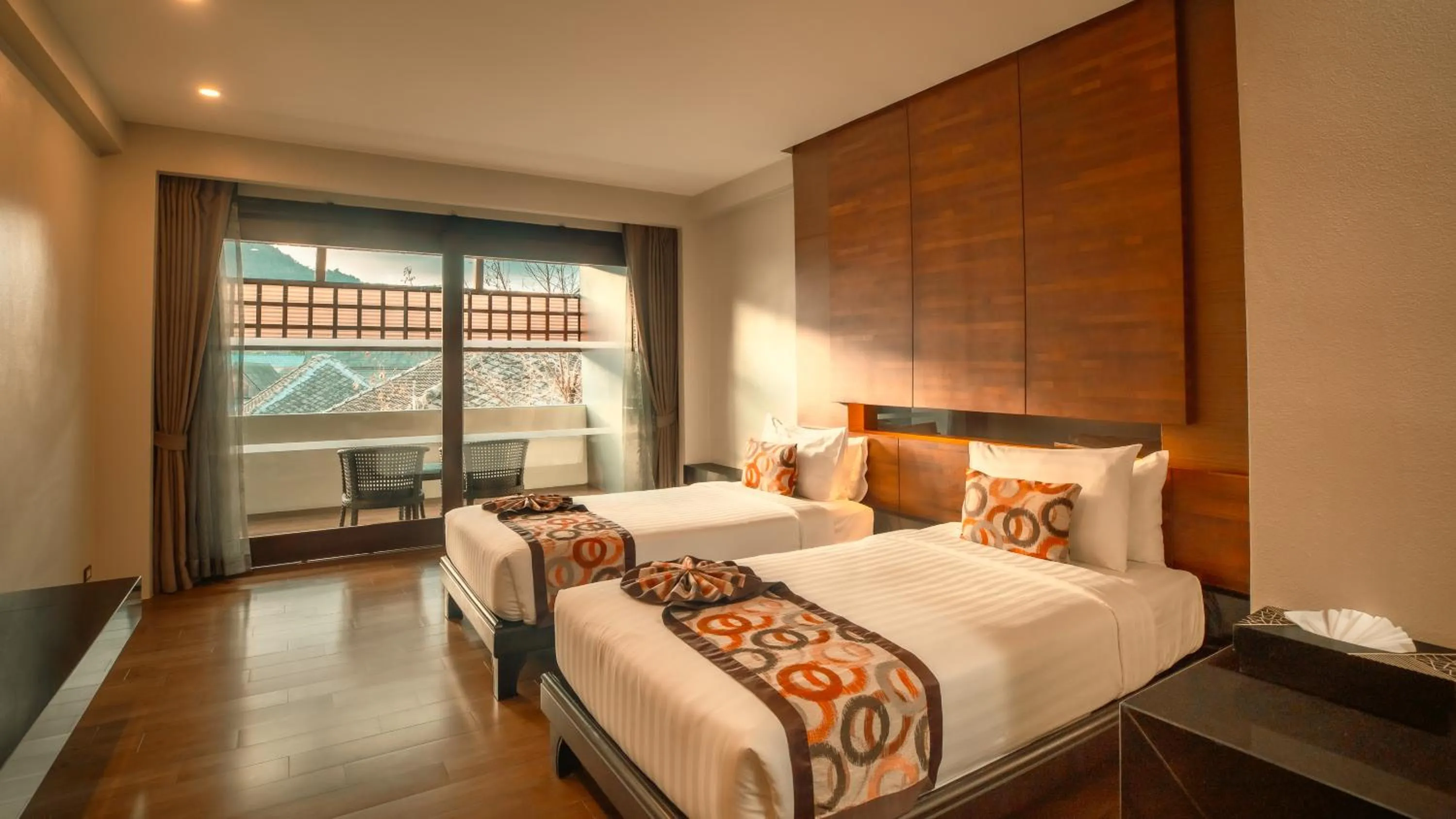 Bed in Am Samui Palace