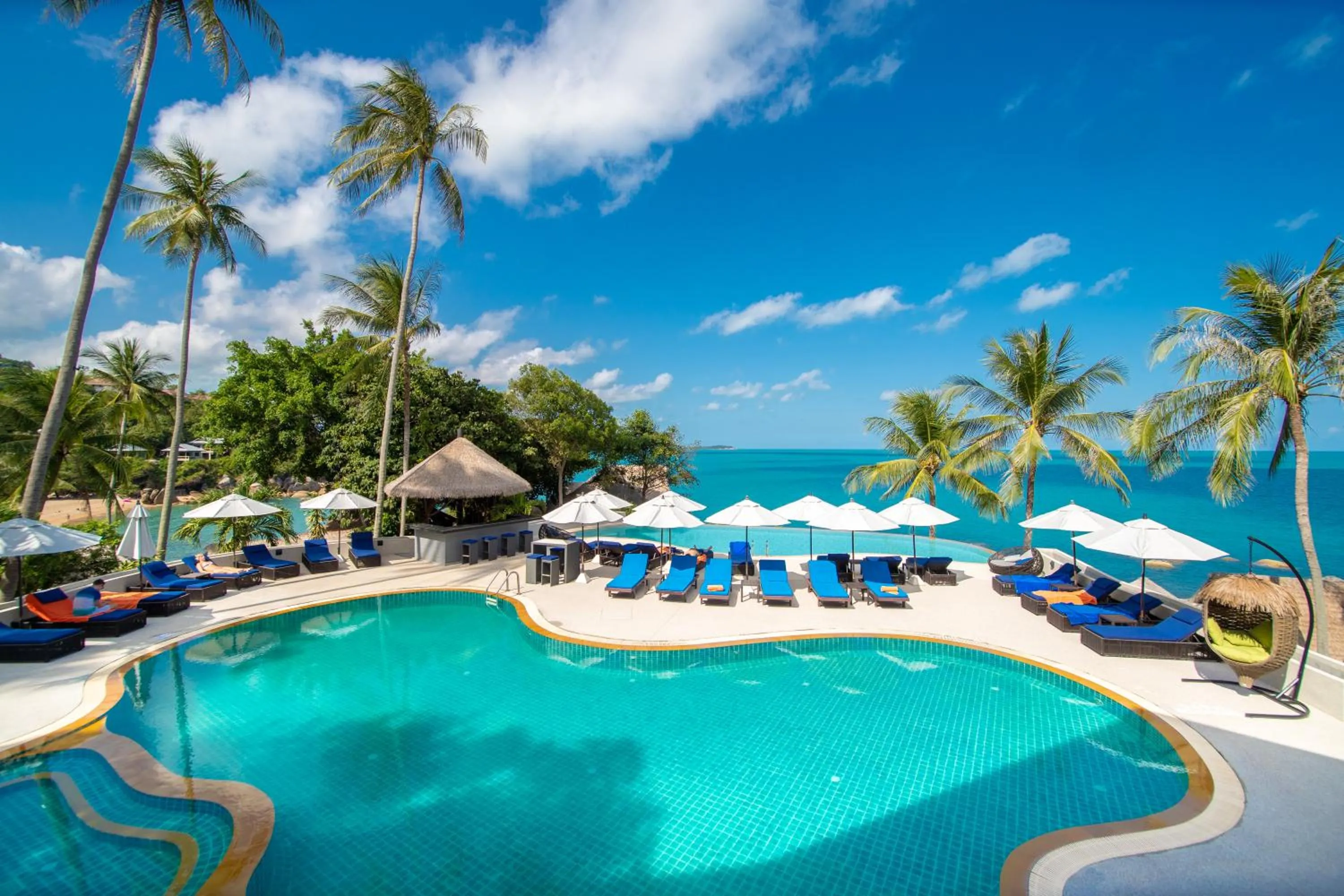 Sea view in Coral Cliff Beach Resort Samui - SHA Plus