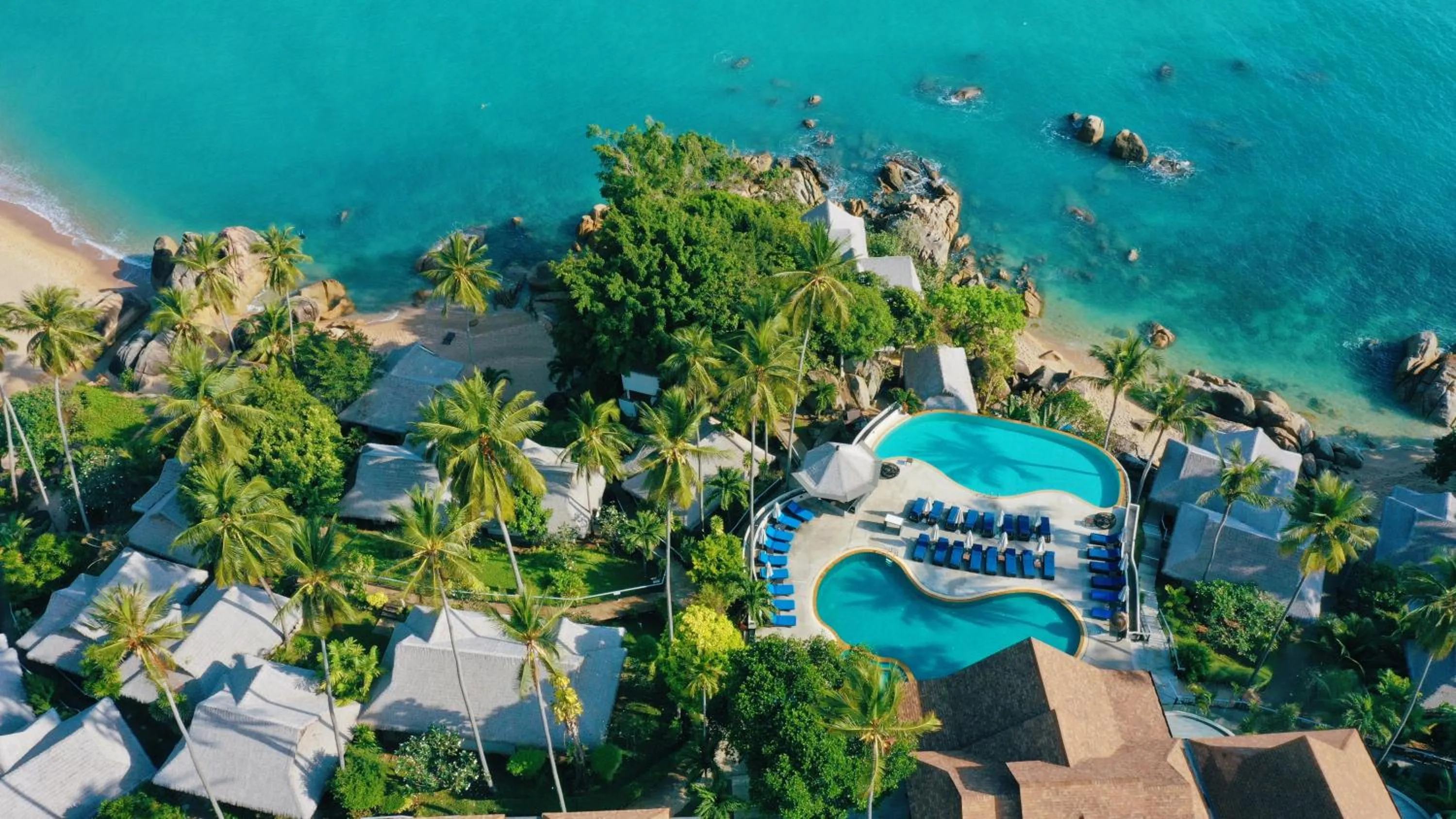Bird's eye view in Coral Cliff Beach Resort Samui - SHA Plus