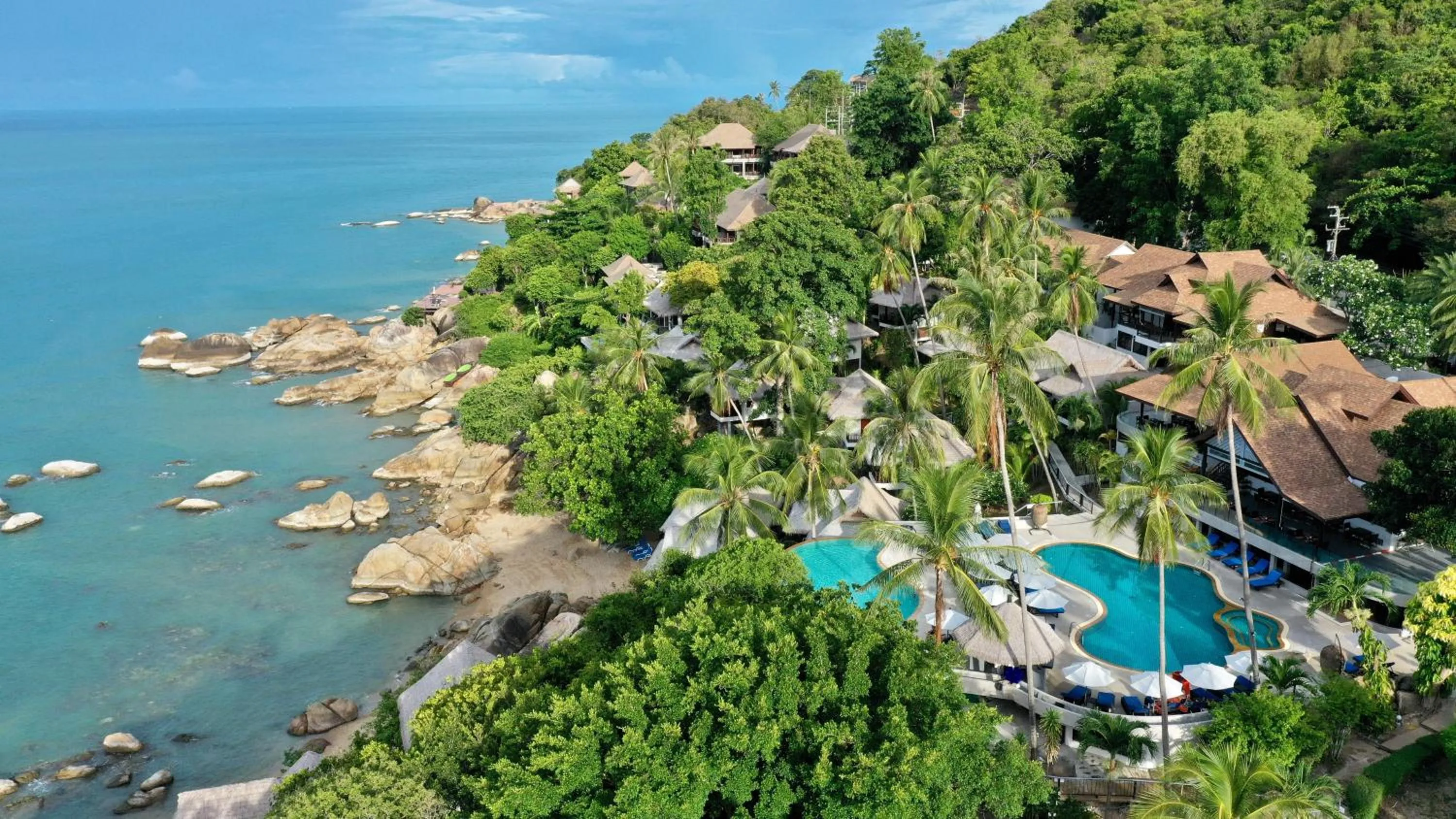 Bird's eye view in Coral Cliff Beach Resort Samui - SHA Plus