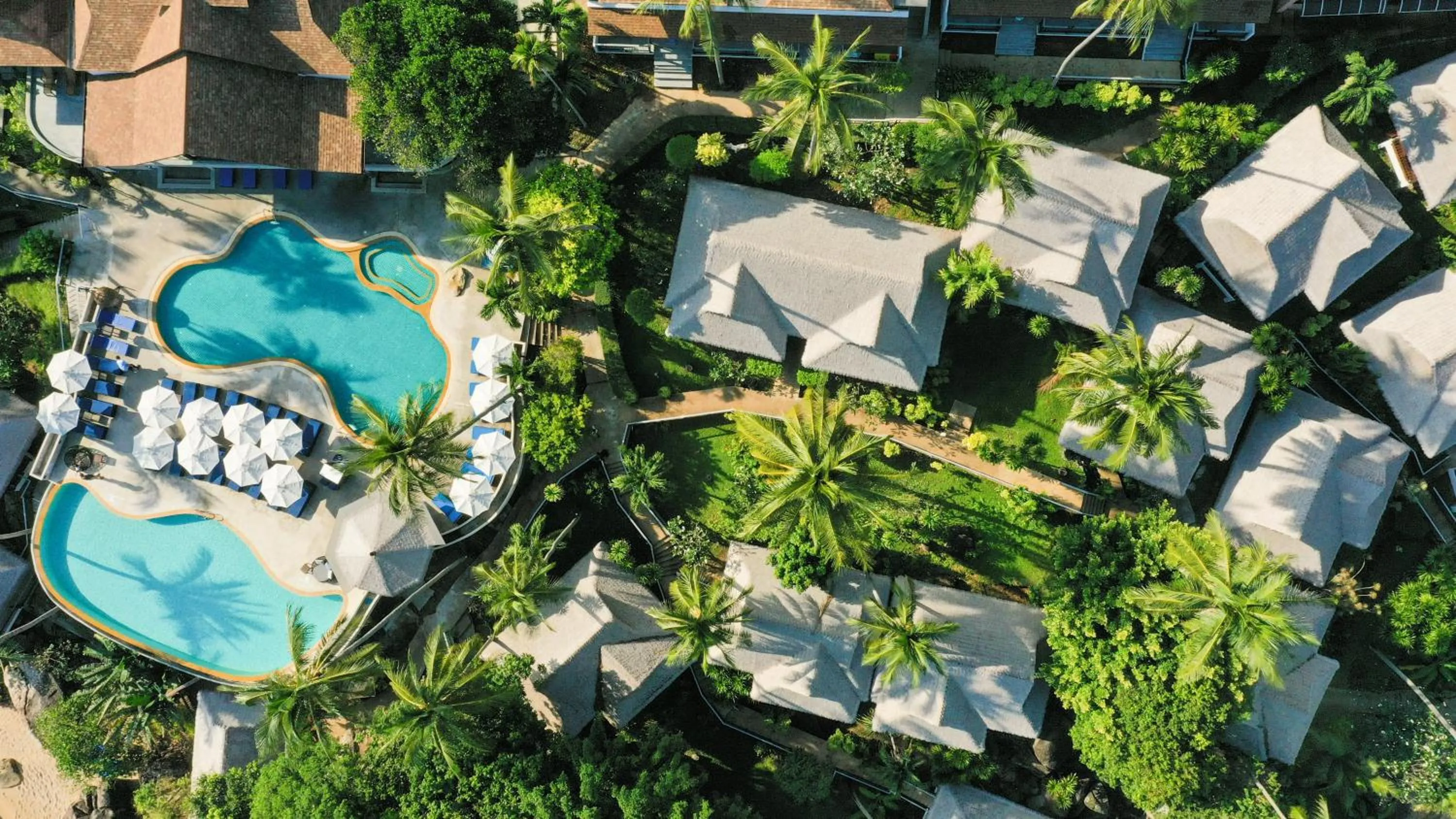 Bird's eye view in Coral Cliff Beach Resort Samui - SHA Plus