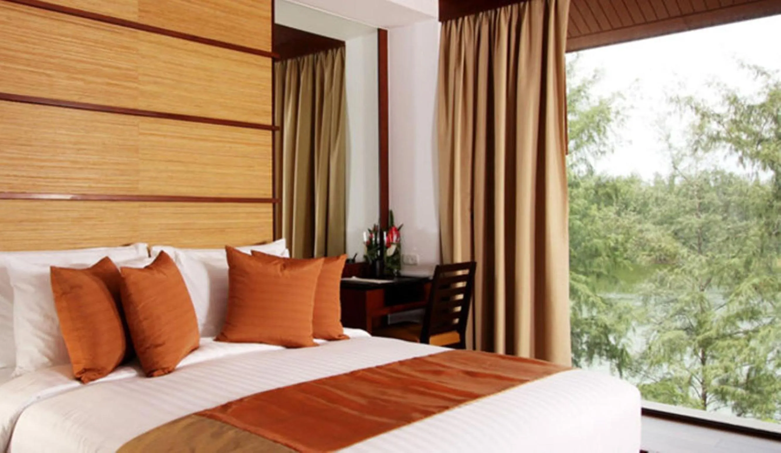 Bed in Mövenpick Resort Bangtao Beach Phuket