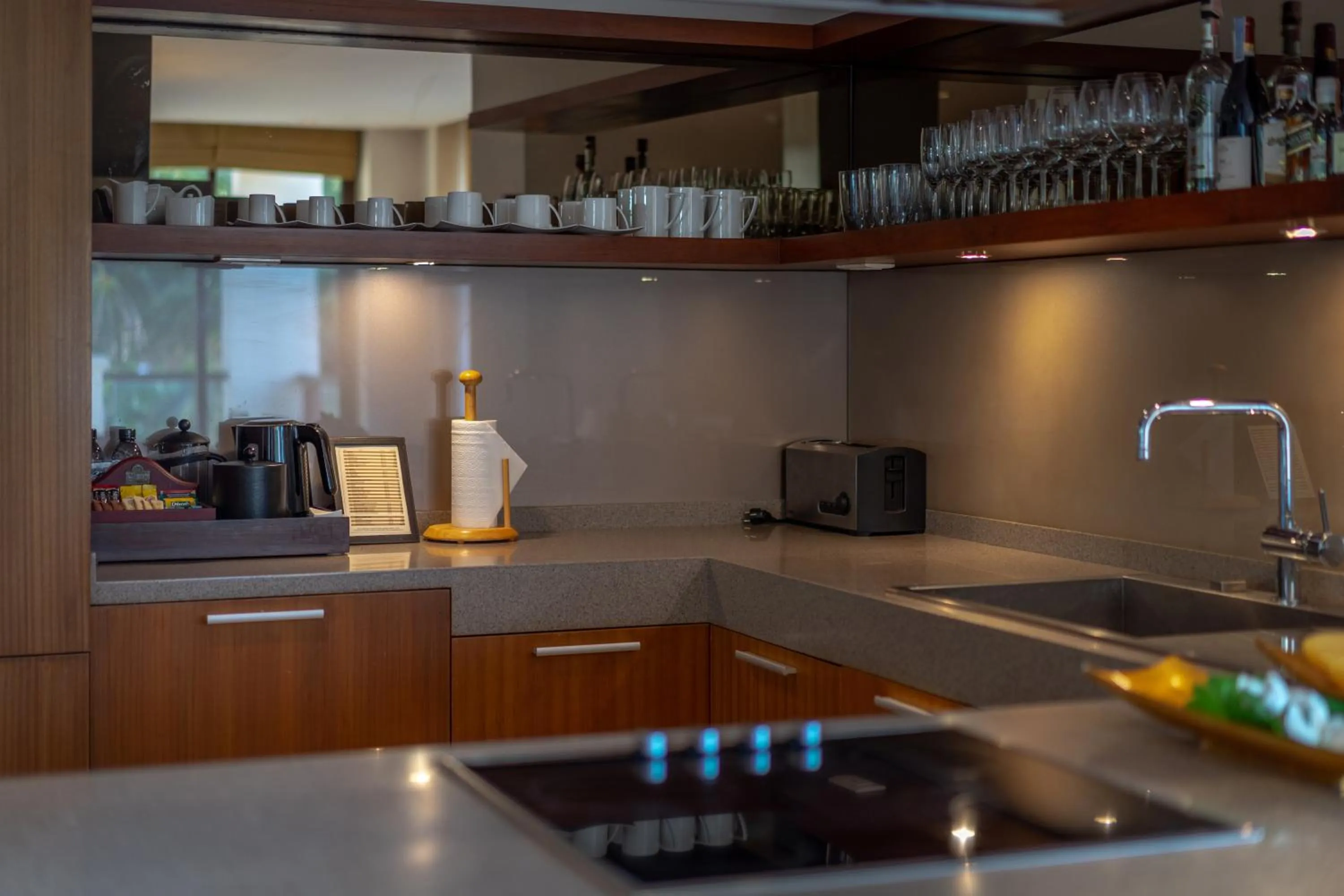 Kitchen or kitchenette in Mövenpick Resort Bangtao Beach Phuket