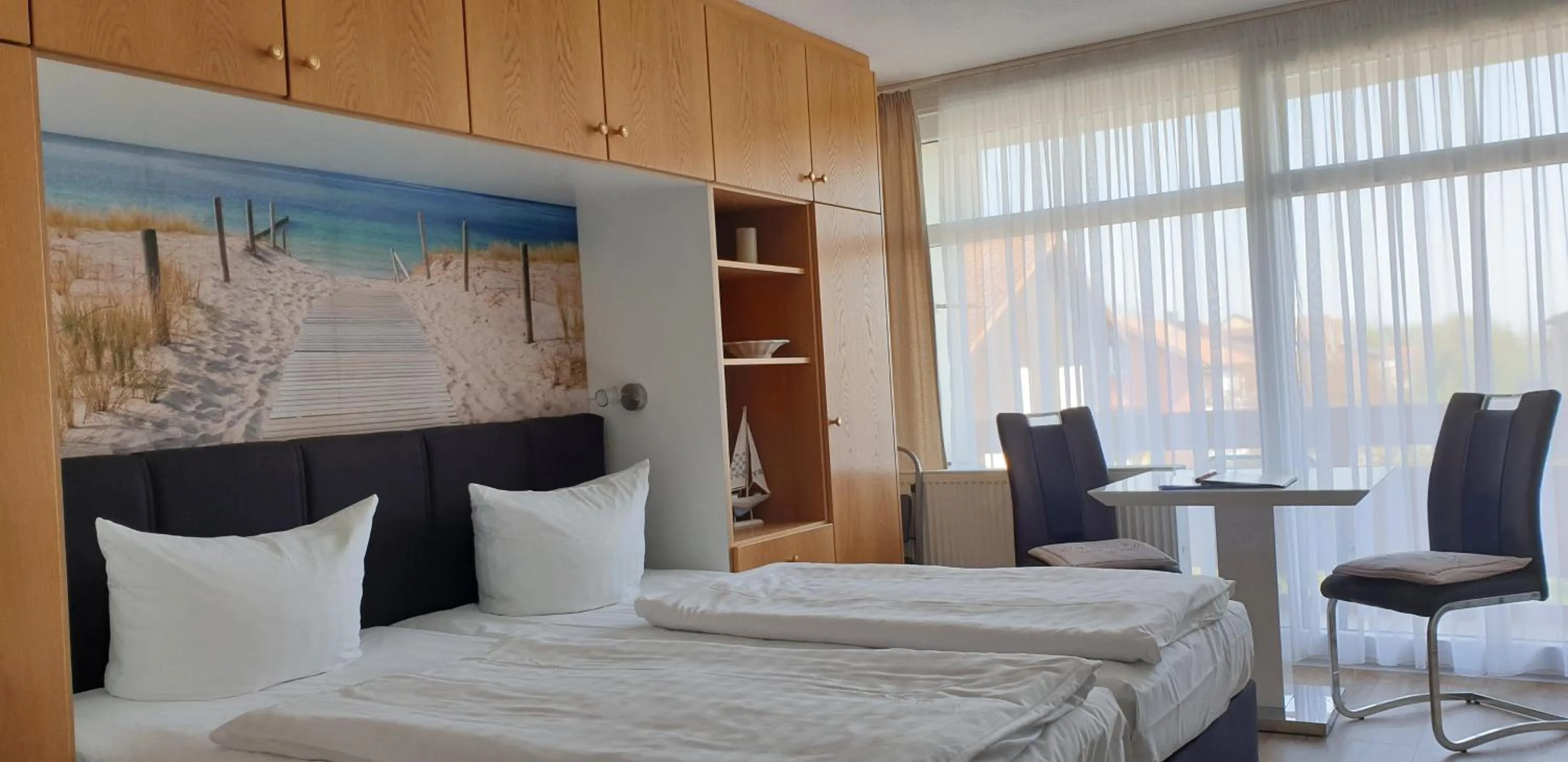 Photo of the whole room, Bed in Appartementhaus Nürnberg