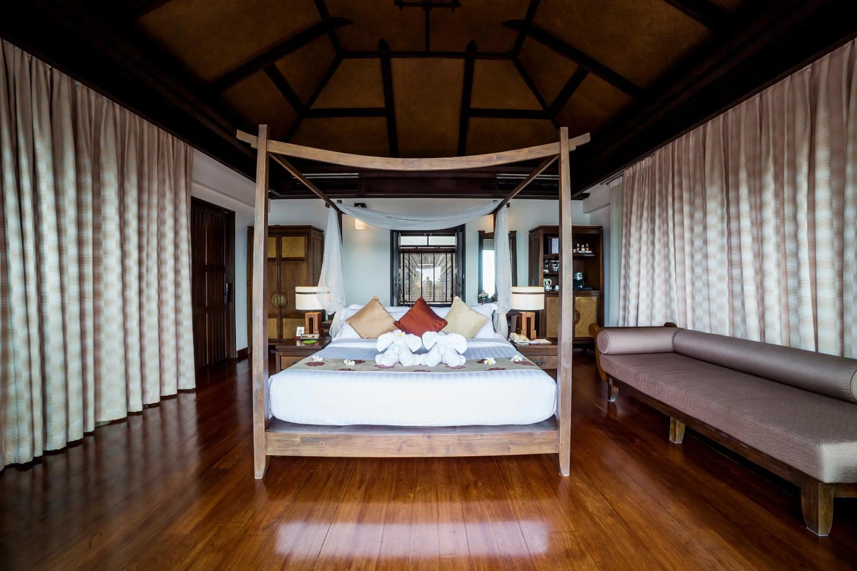 Bedroom, Bed in Nora Buri Resort & Spa - SHA Extra Plus