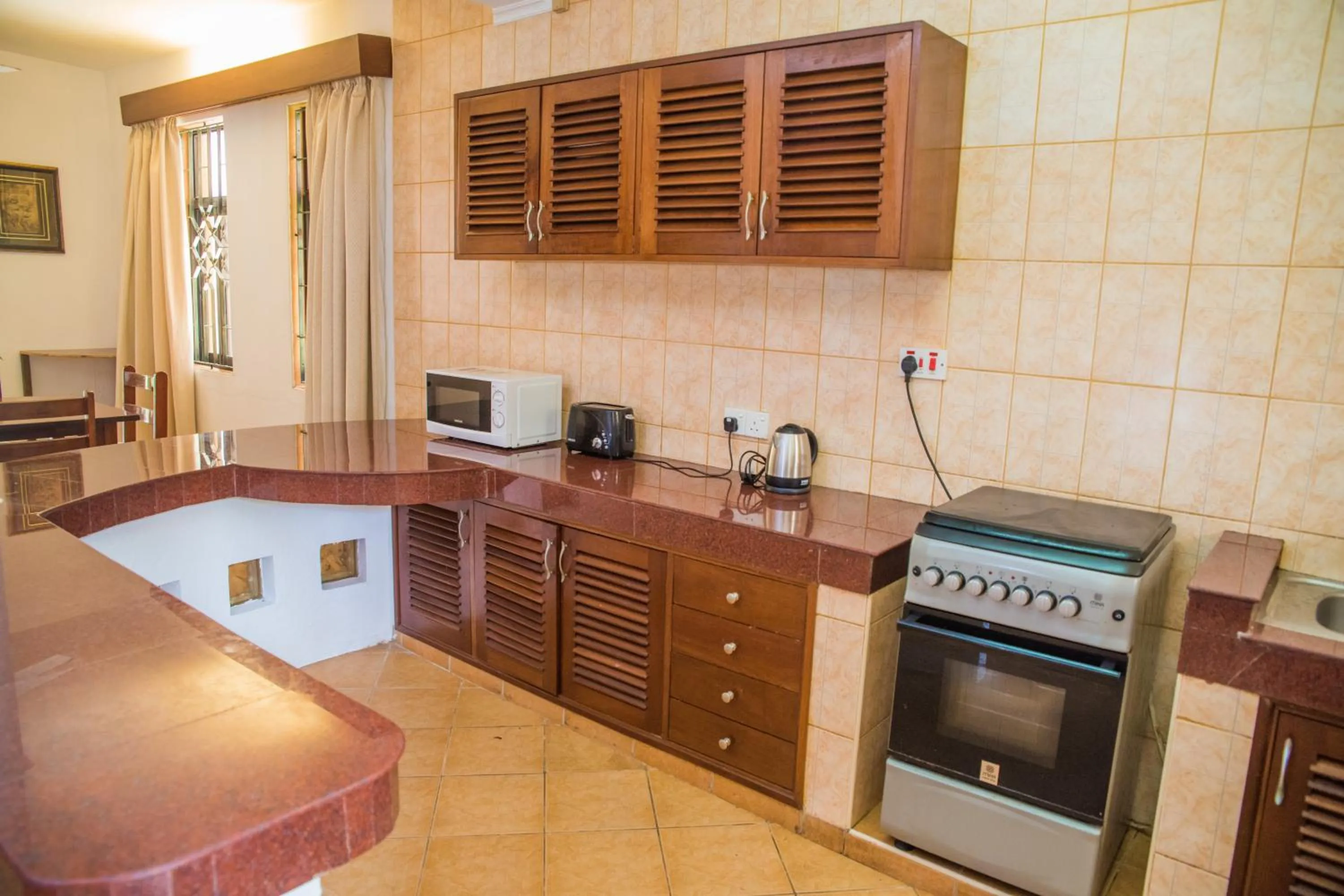 Kitchen or kitchenette in Nyali Beach Holiday Resort