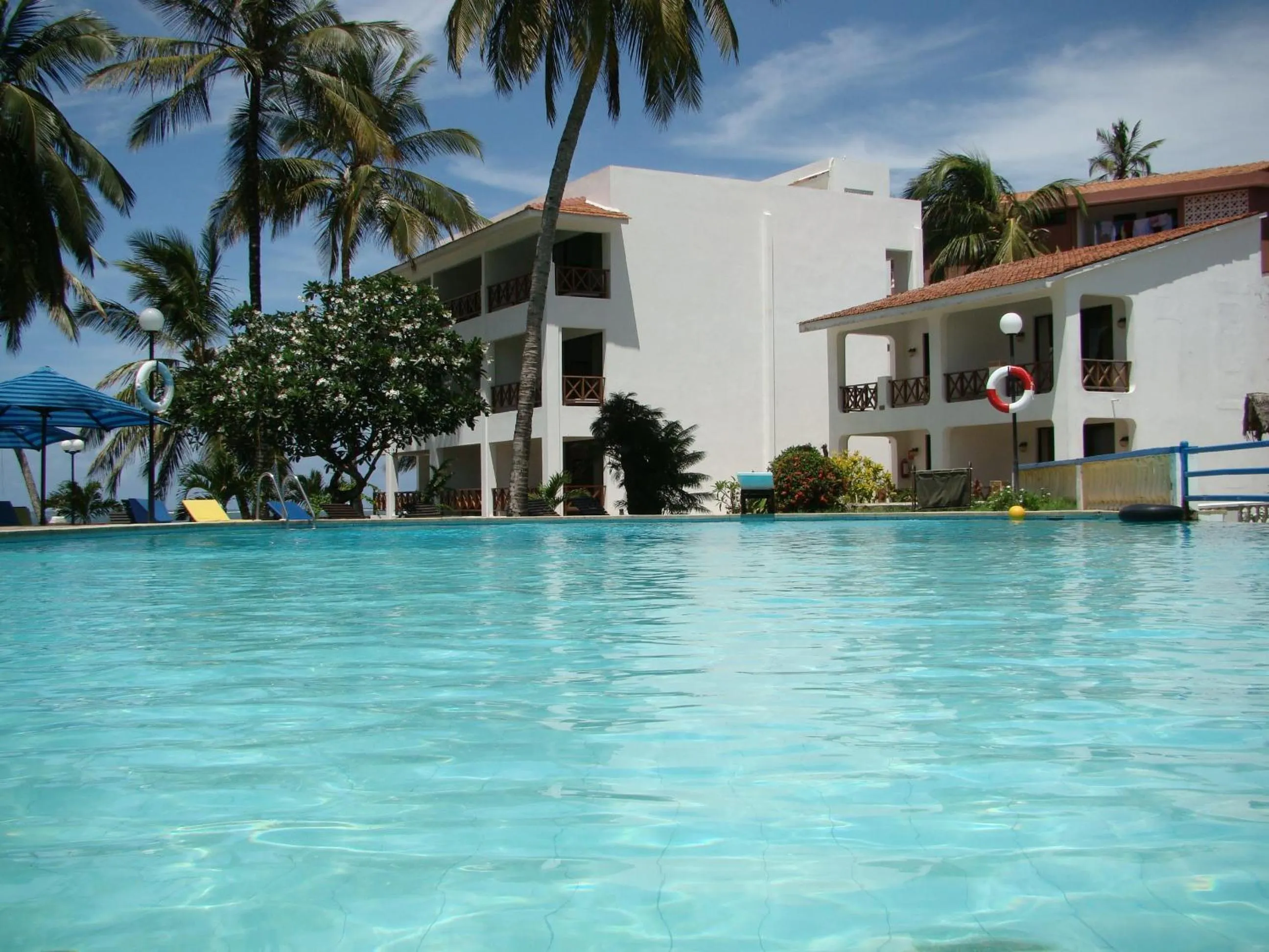Pool view in Nyali Beach Holiday Resort