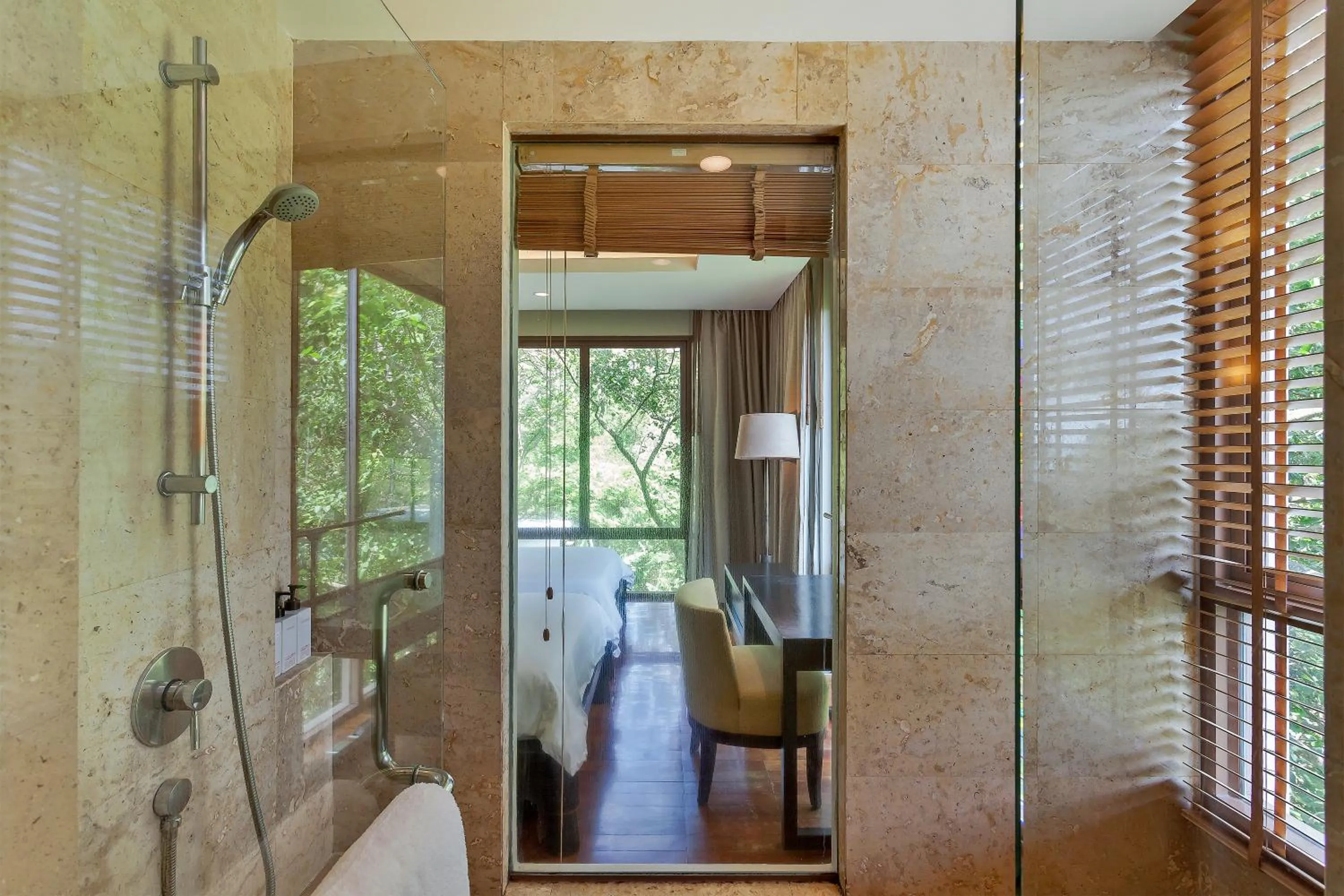 Shower in ShaSa Resort - Luxury Beachfront Suites