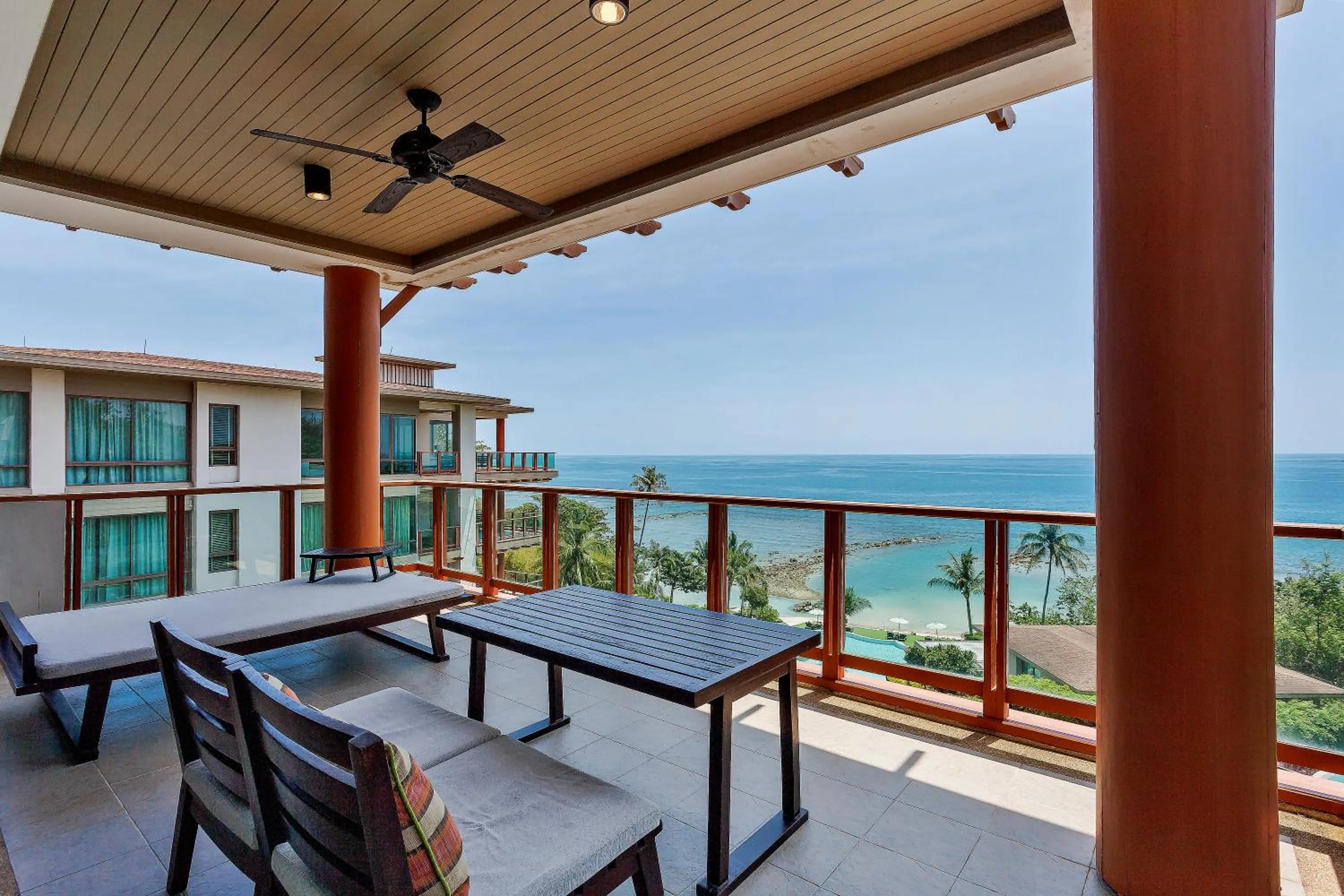 Patio in ShaSa Resort - Luxury Beachfront Suites