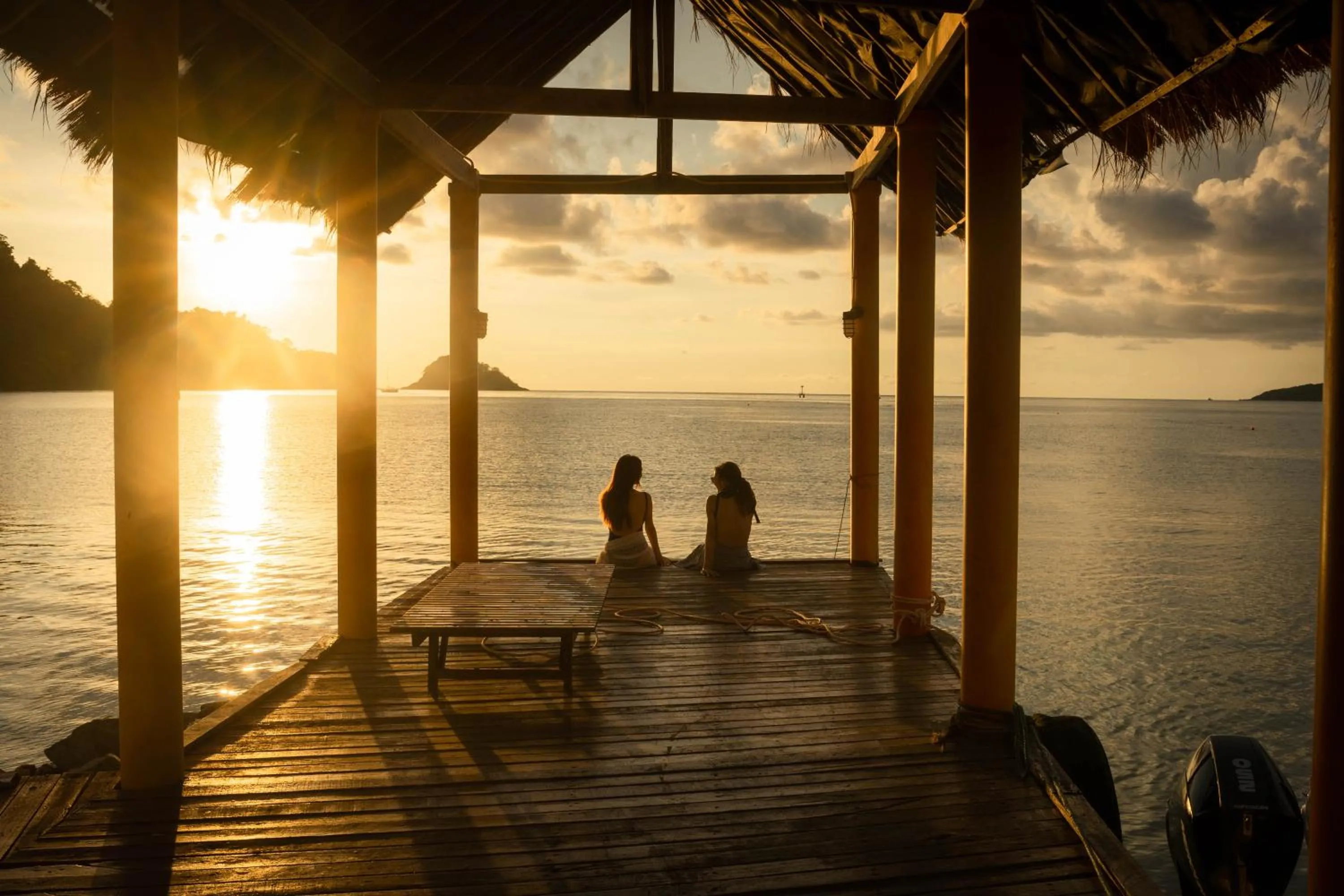 Sunset in The Aiyapura Koh Chang