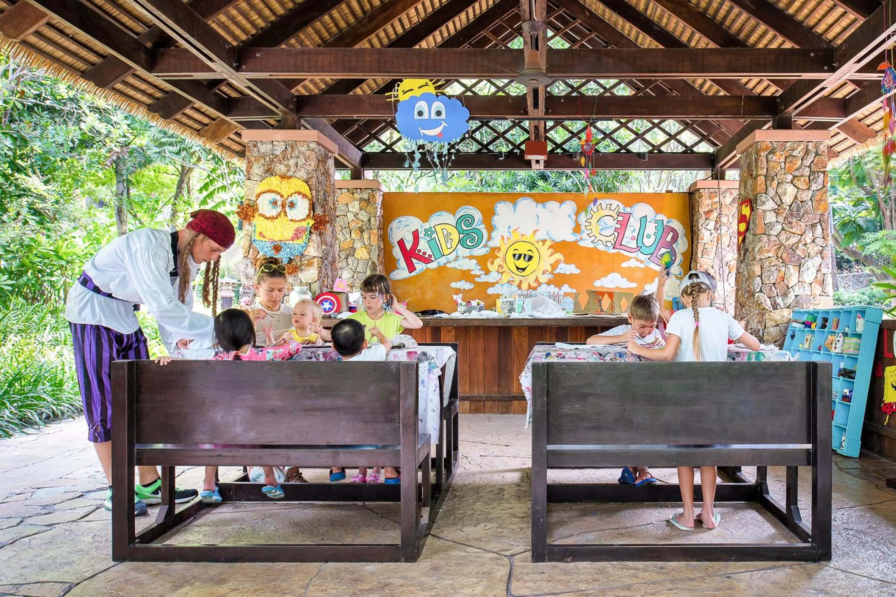 Children play ground in Centara Grand Mirage Beach Resort Pattaya