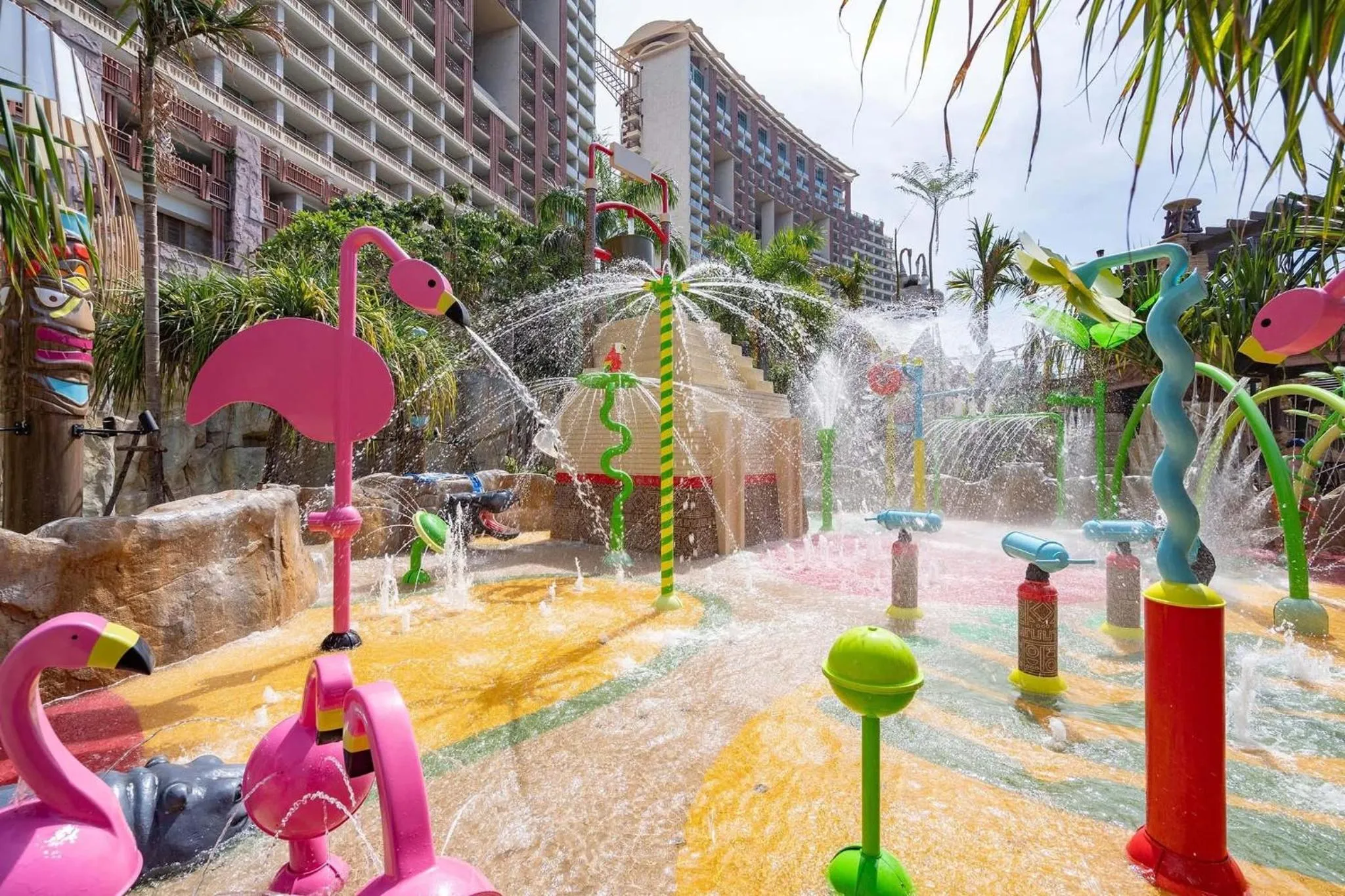 Aqua park in Centara Grand Mirage Beach Resort Pattaya