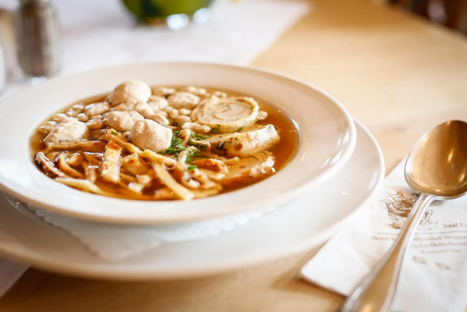 Food close-up in Hotel-Brauereigasthof Josef Fuchs