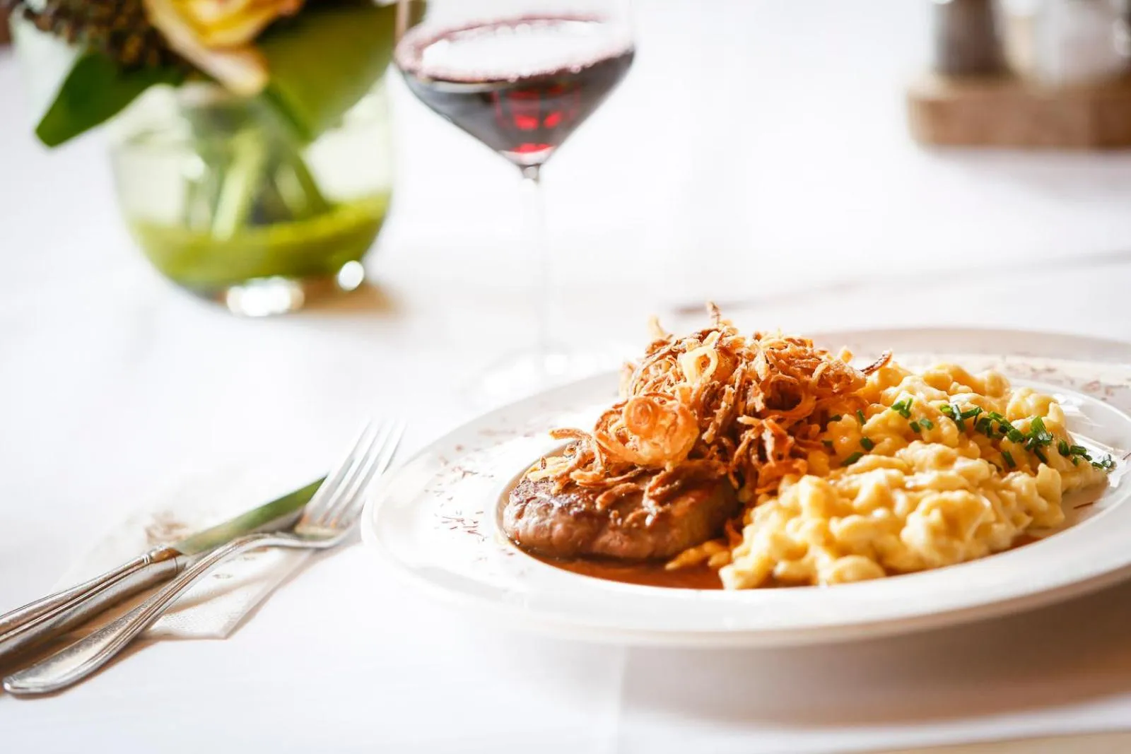 Food close-up in Hotel-Brauereigasthof Josef Fuchs