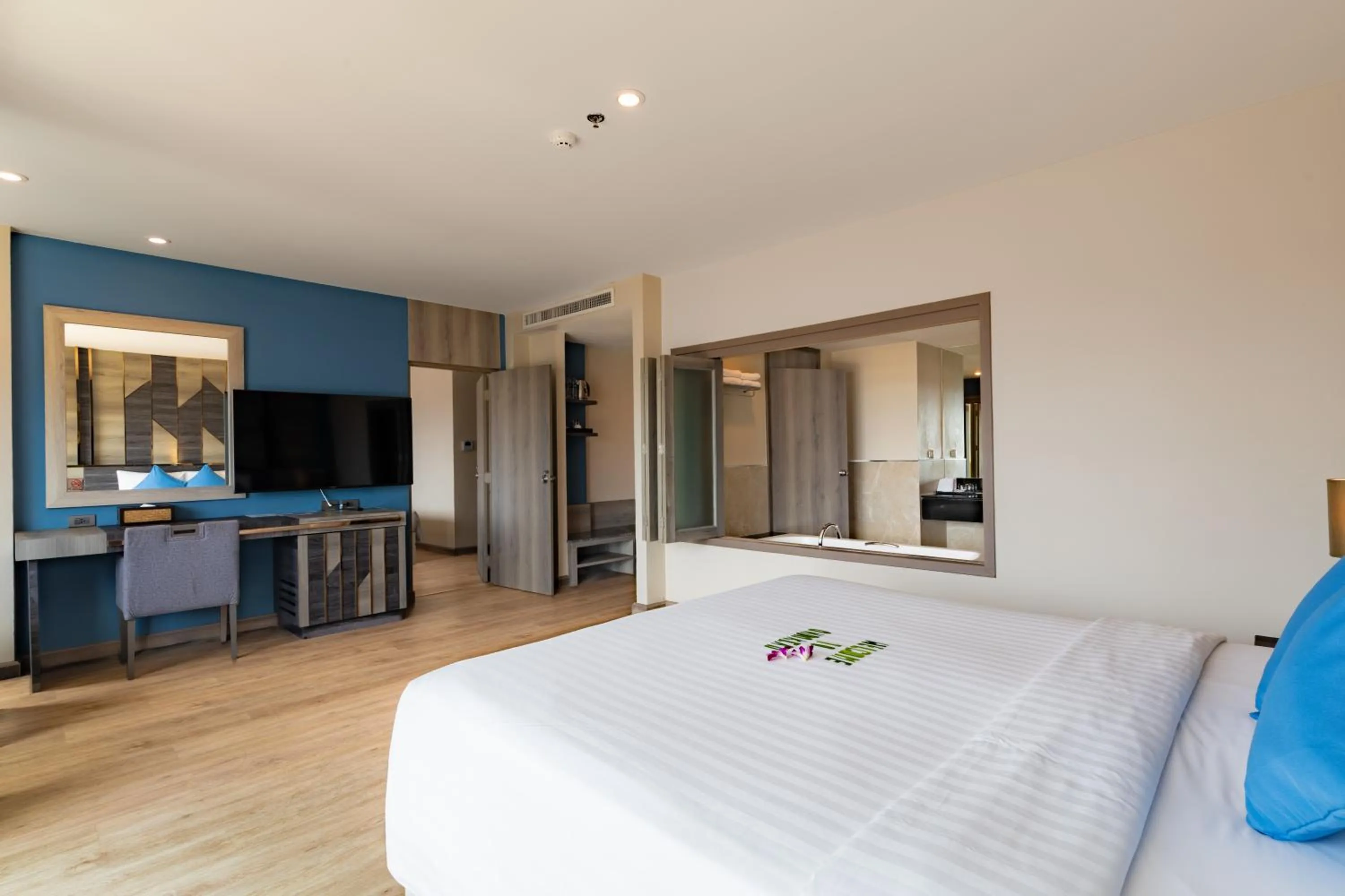 Bedroom, Bed in Andakira Hotel - SHA Extra Plus