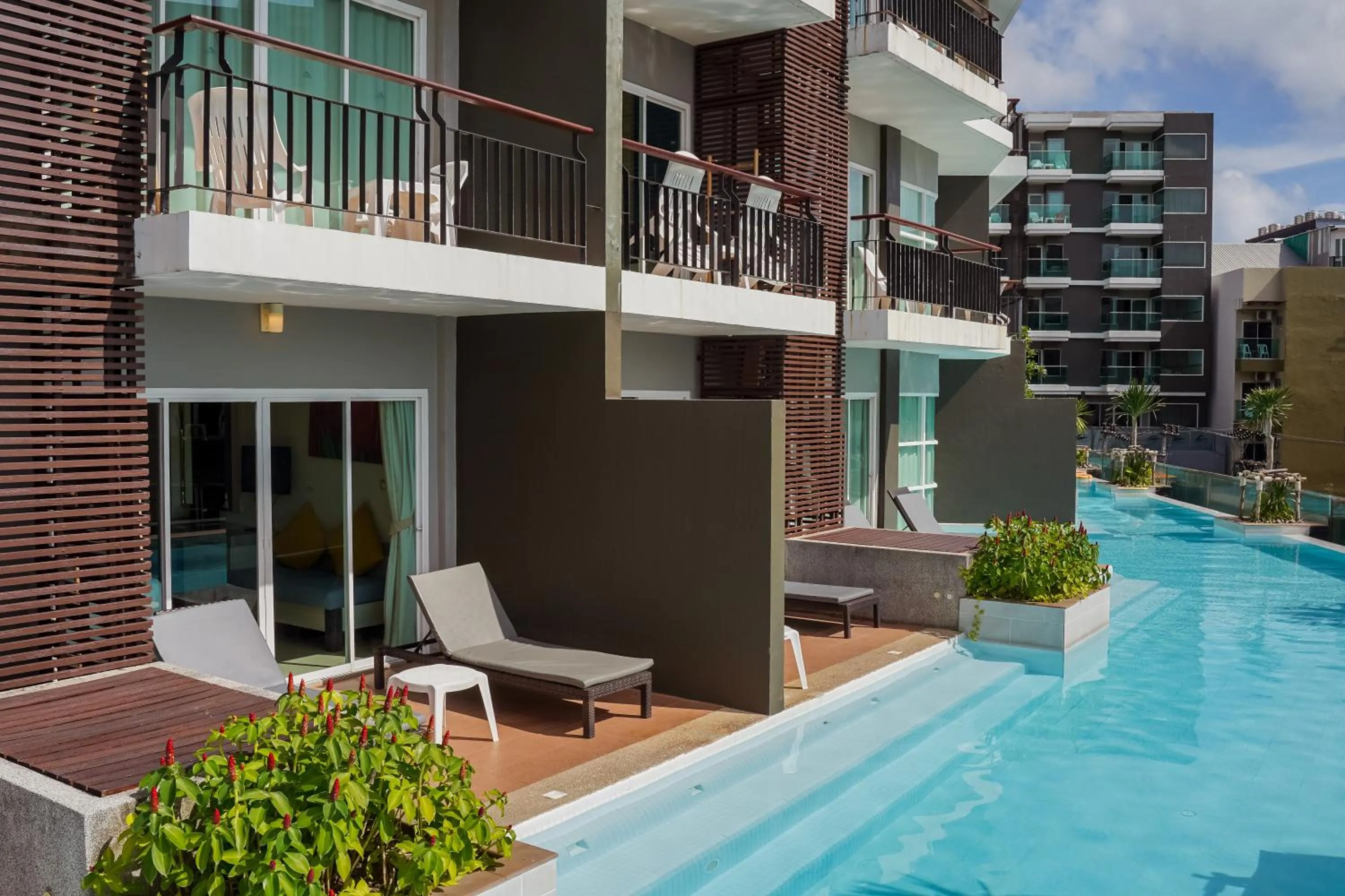 Pool view in Andakira Hotel - SHA Extra Plus