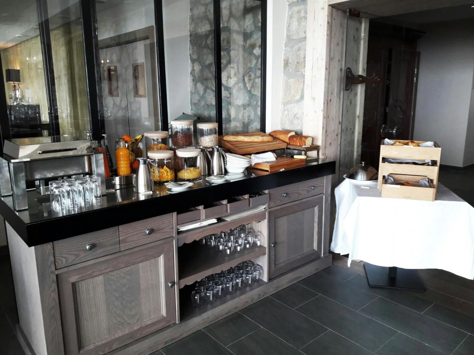 Food close-up in La Mainaz Hôtel Restaurant Genève - Gex - Mijoux