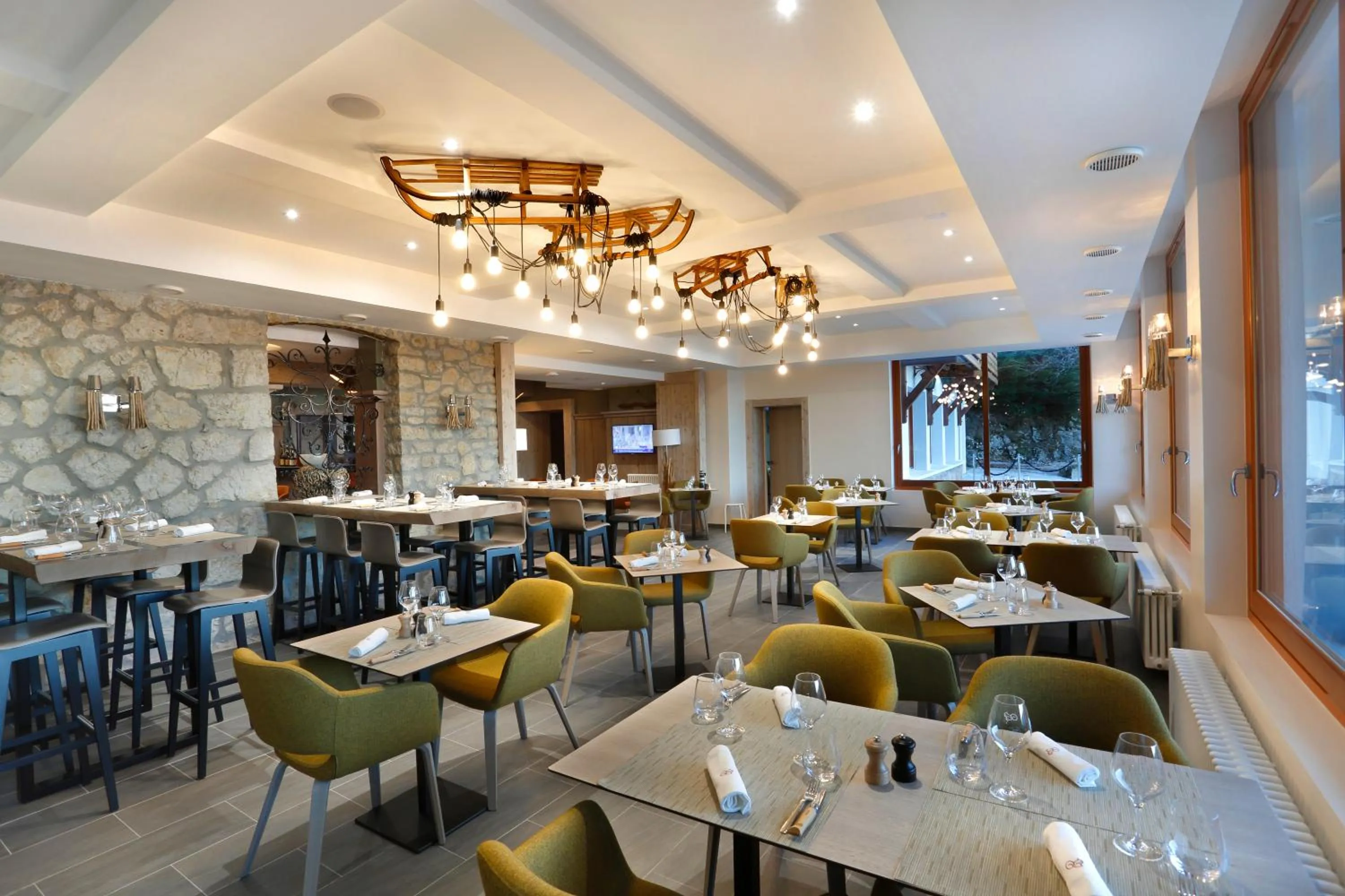 Restaurant/places to eat in La Mainaz Hôtel Restaurant Genève - Gex - Mijoux