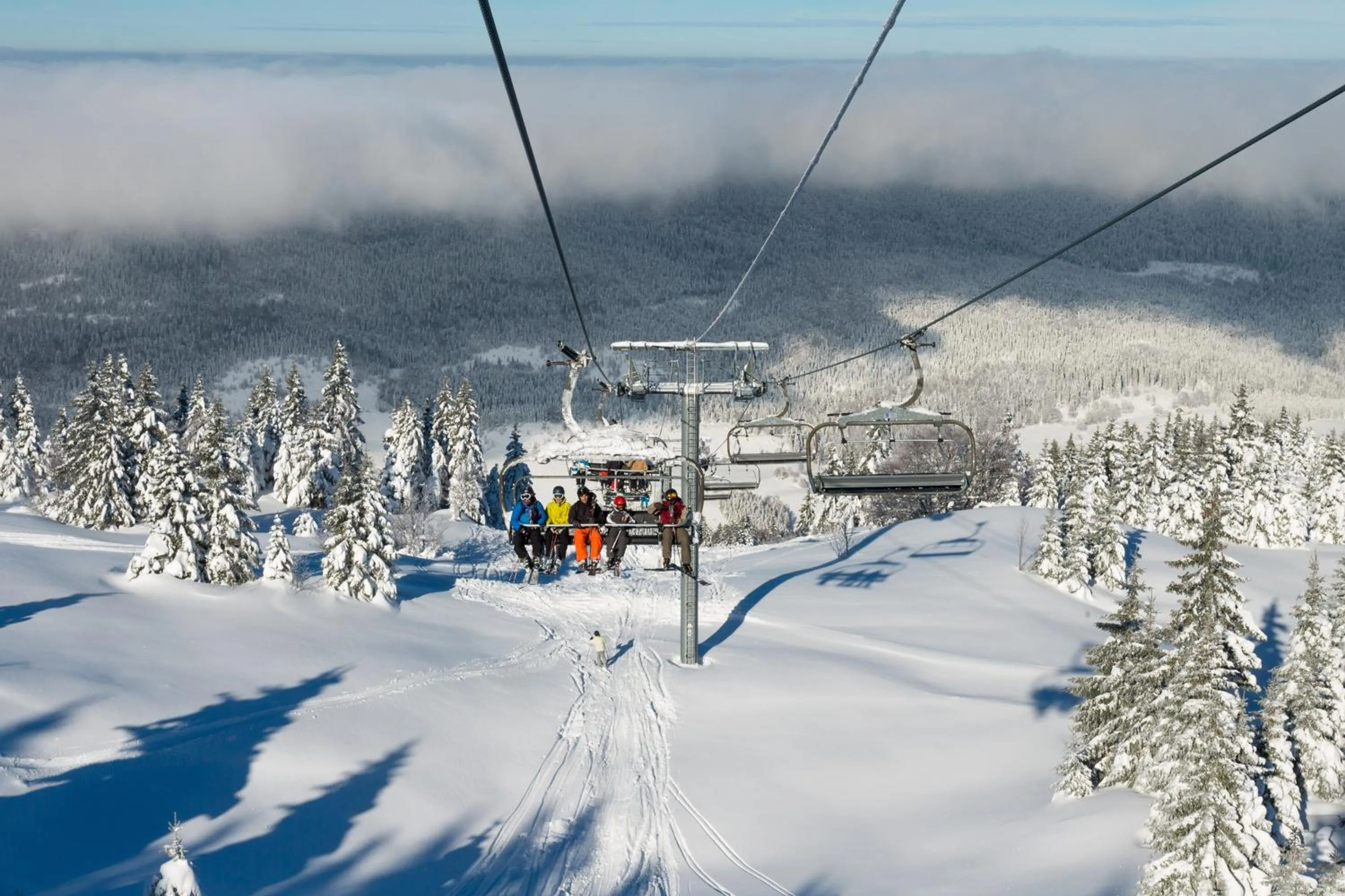 Skiing in La Mainaz Hôtel Restaurant Genève - Gex - Mijoux