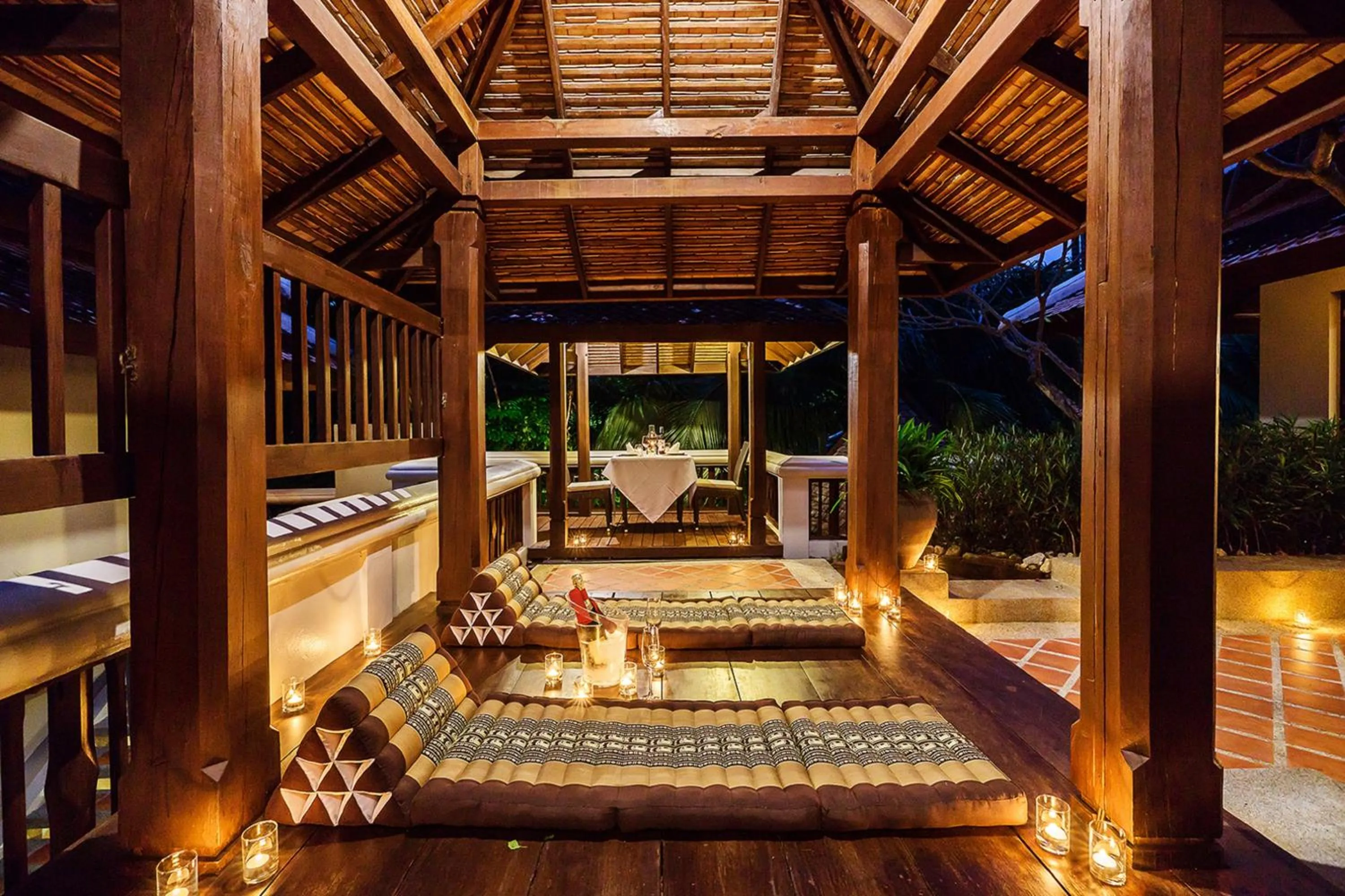 Seating area in Muang Samui Spa Resort
