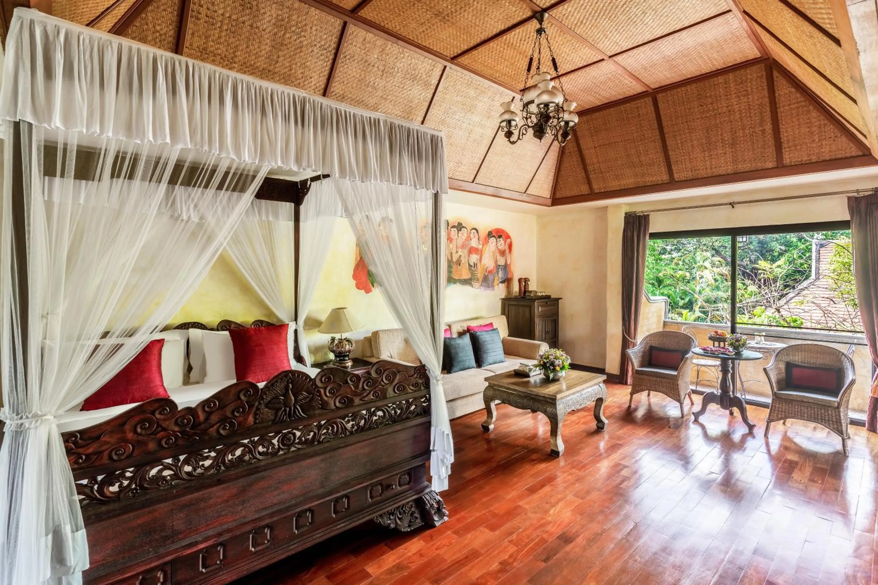 Bed in Yaang Come Village Hotel